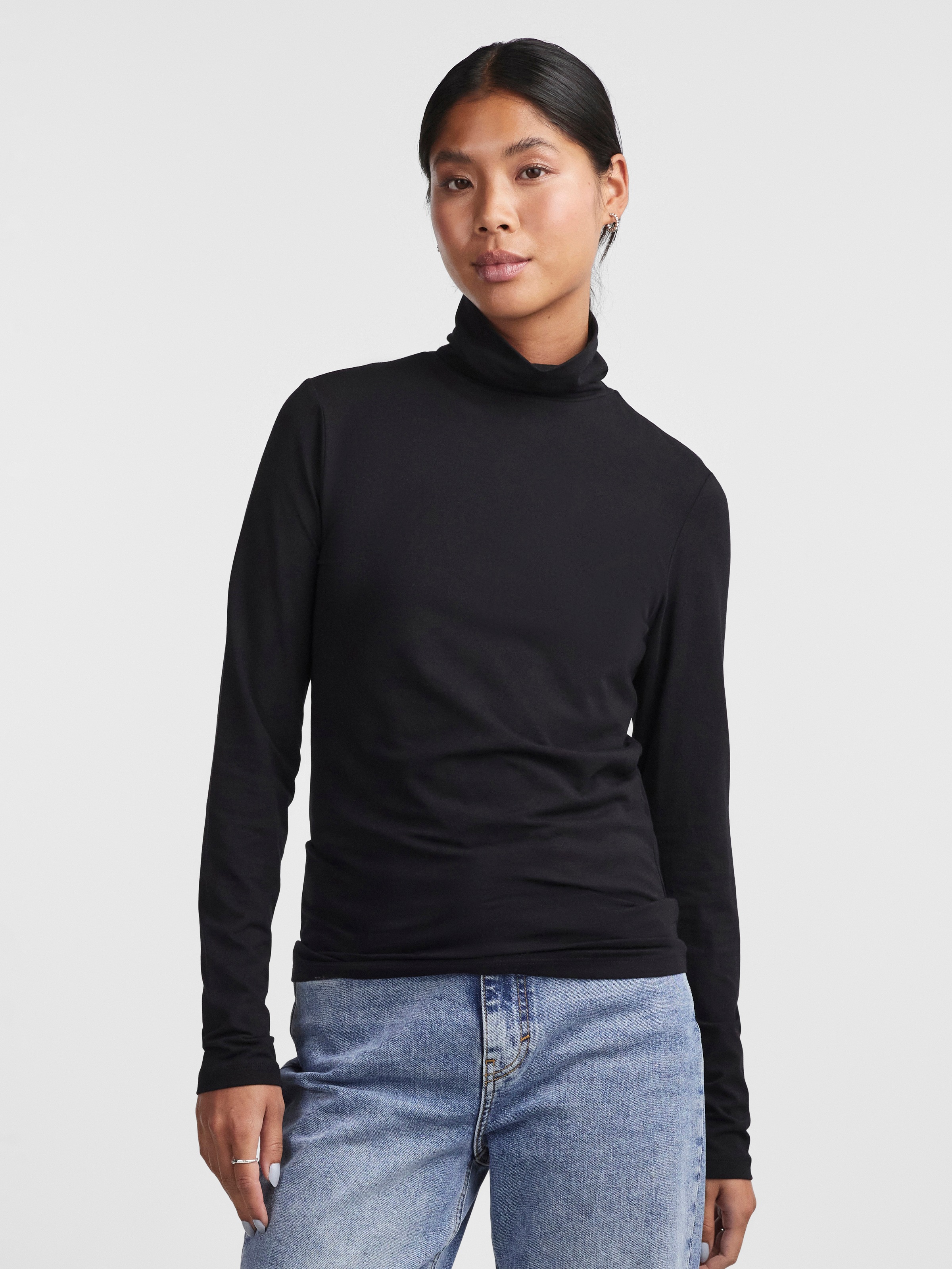 pieces Rollkragenshirt "PCSIRENE LS ROLLNECK TOP JRS NOOS" günstig online kaufen