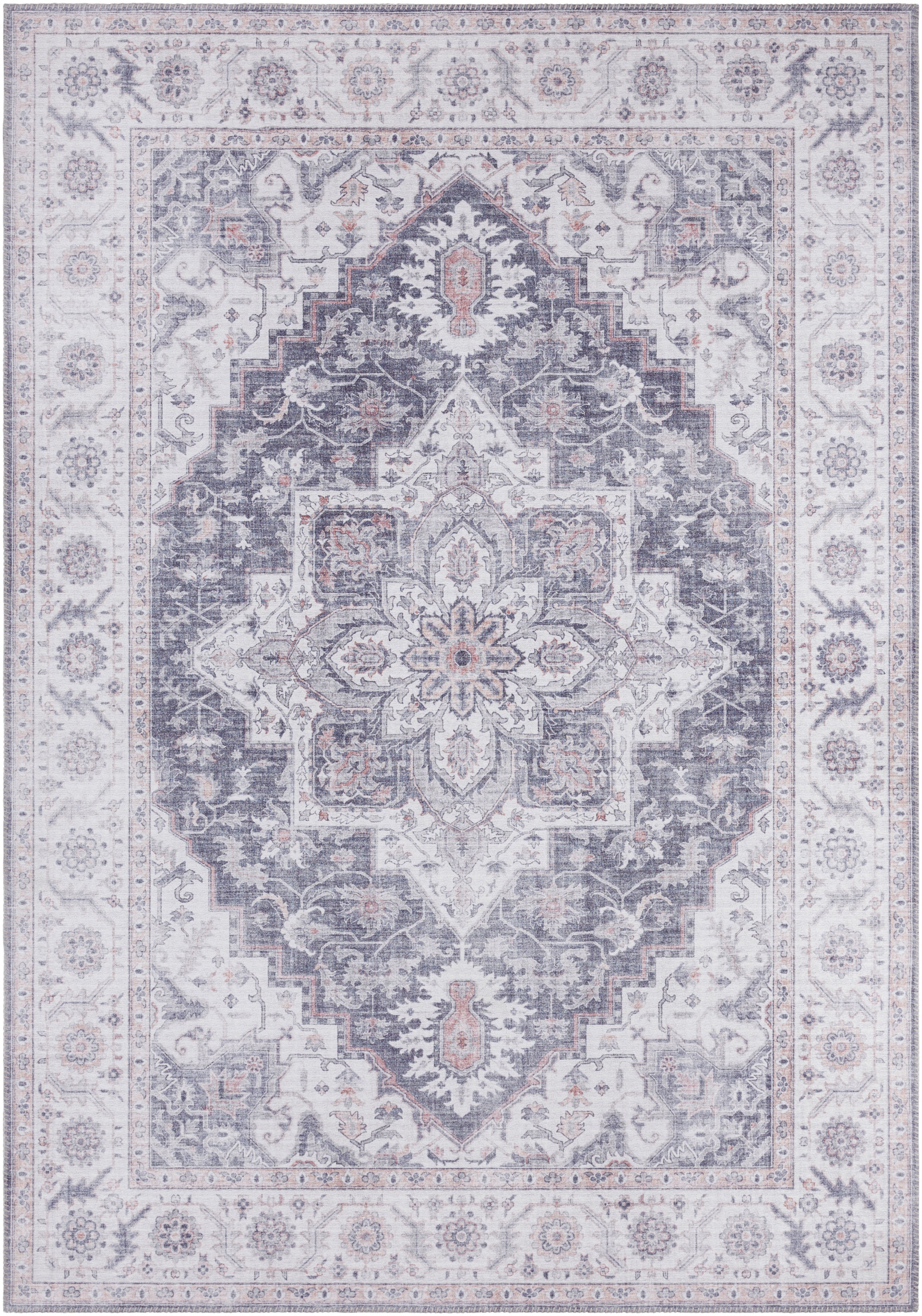 NOURISTAN Teppich »Anthea«, rechteckig, 5 mm Höhe, Orientalisch, Läufer, Vintage, Wohnzimmer, Schlafzimmer, Esszimmer