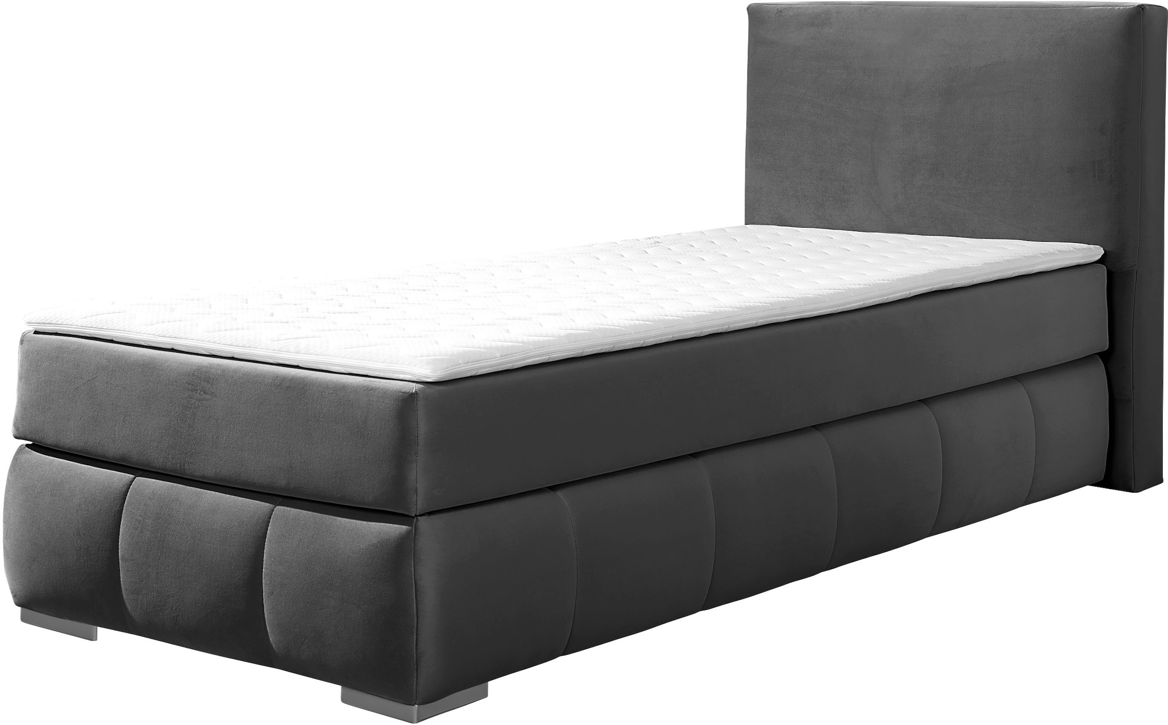 Home affaire Boxspringbett »Wehma« inkl. Topper in 3 verschiedenen Matratzen, auch in Samtstoff