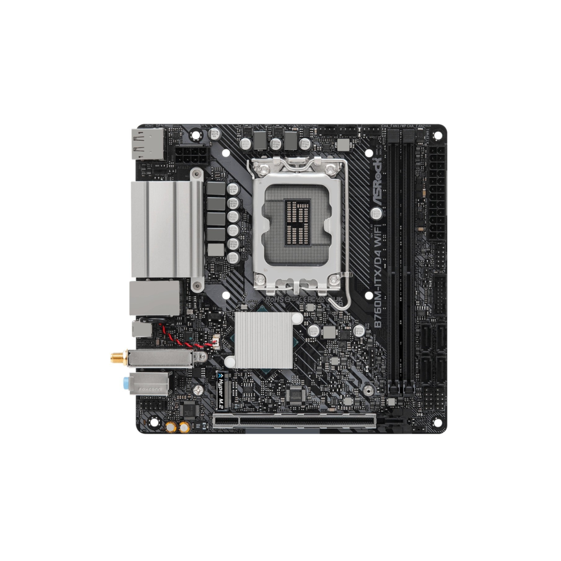 Asrock Mainboard »B760M-ITX/D4 WiFi«