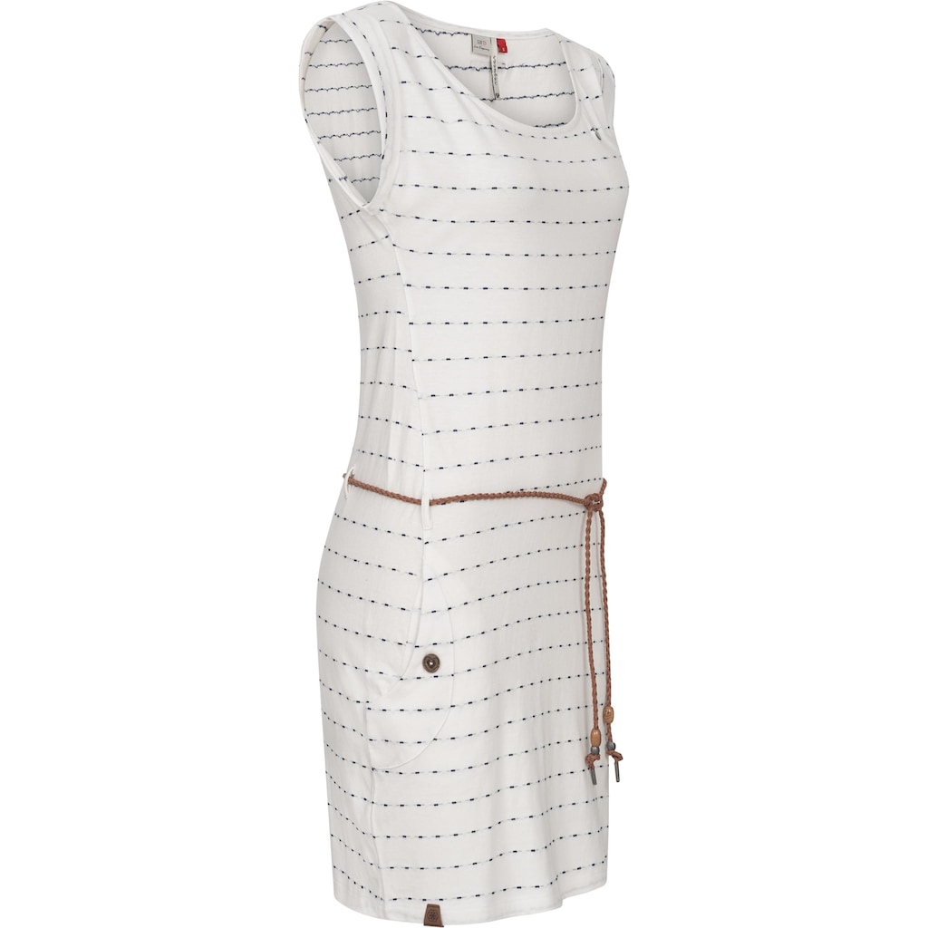 Ragwear Sommerkleid »Tag Stripes Intl.«, leichtes Jersey Kleid mit Streifen-Muster