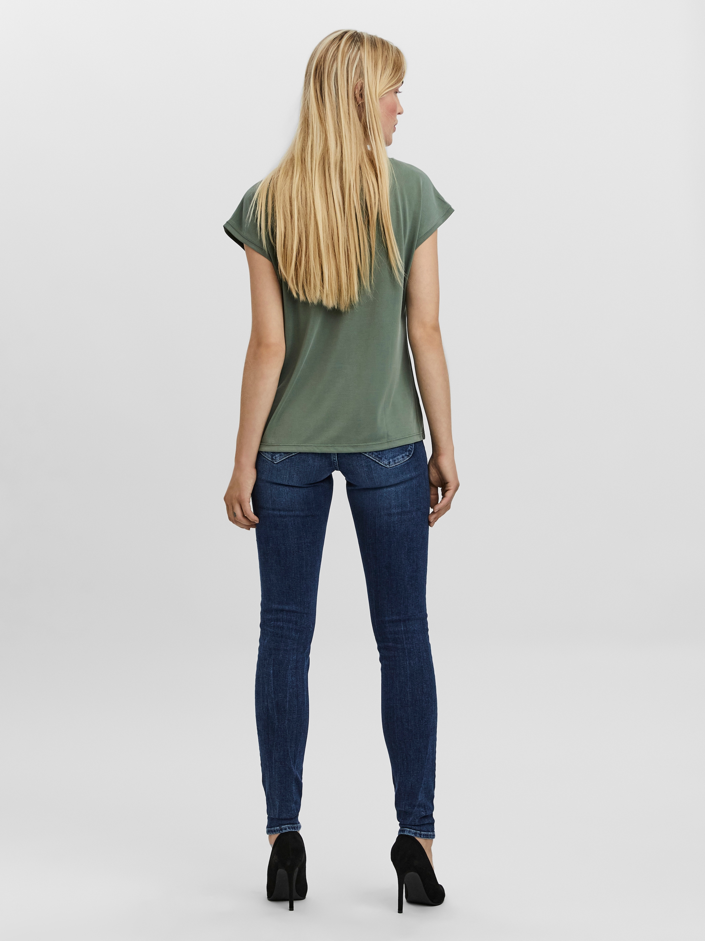 Vero Moda V-Shirt »VMFILLI SS V-NECK TEE GA NOOS«
