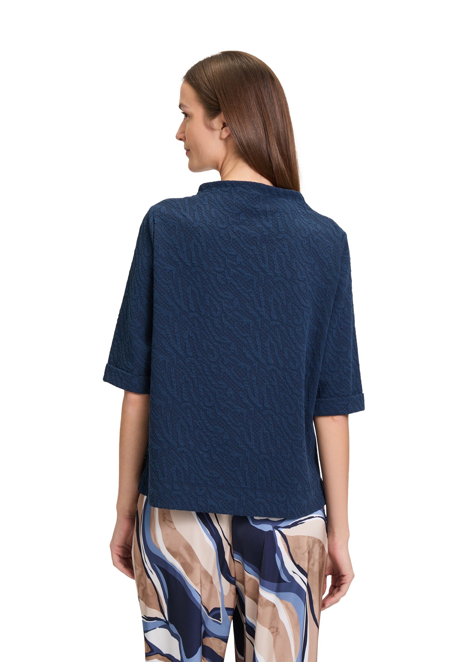 Betty&Co Kurzarmshirt »Betty & Co Sweatshirt mit Rundhalsausschnitt«, (1 tlg.)