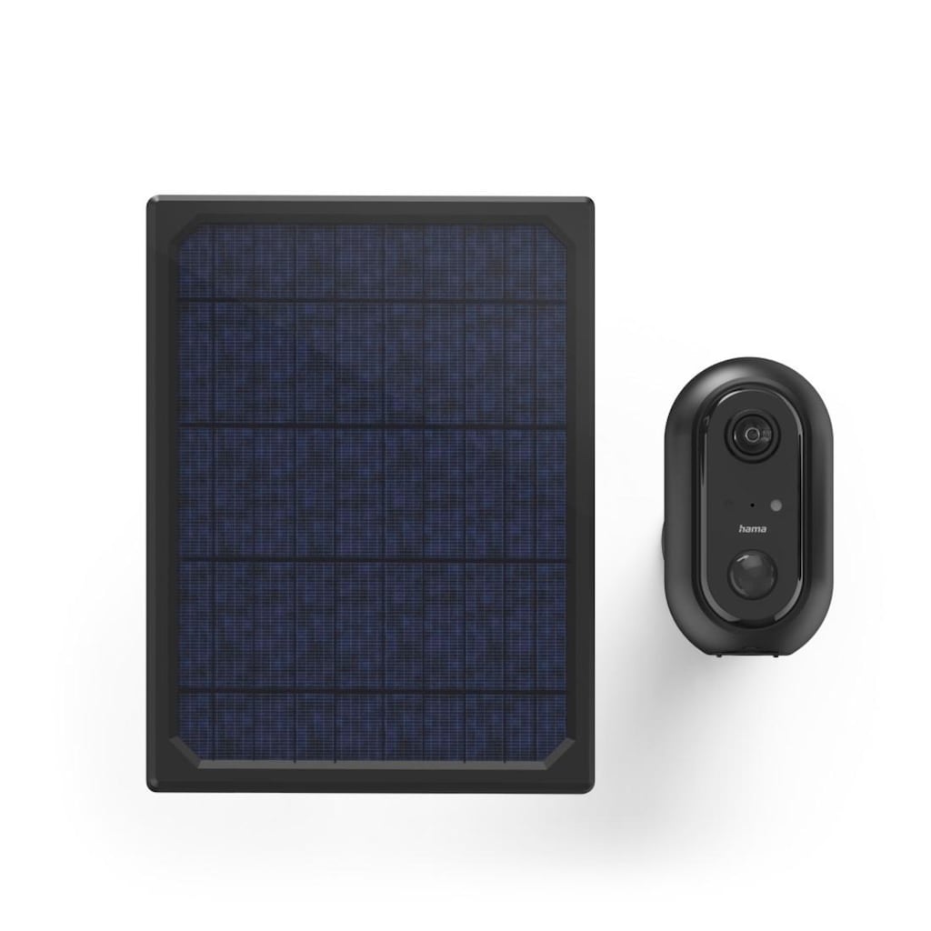 Hama Smart Home Kamera »WLAN Kamera Outdoor (App, Solar, Nachtsicht, Bewegungsmelder, Live)«, Innenbereich-Außenbereich