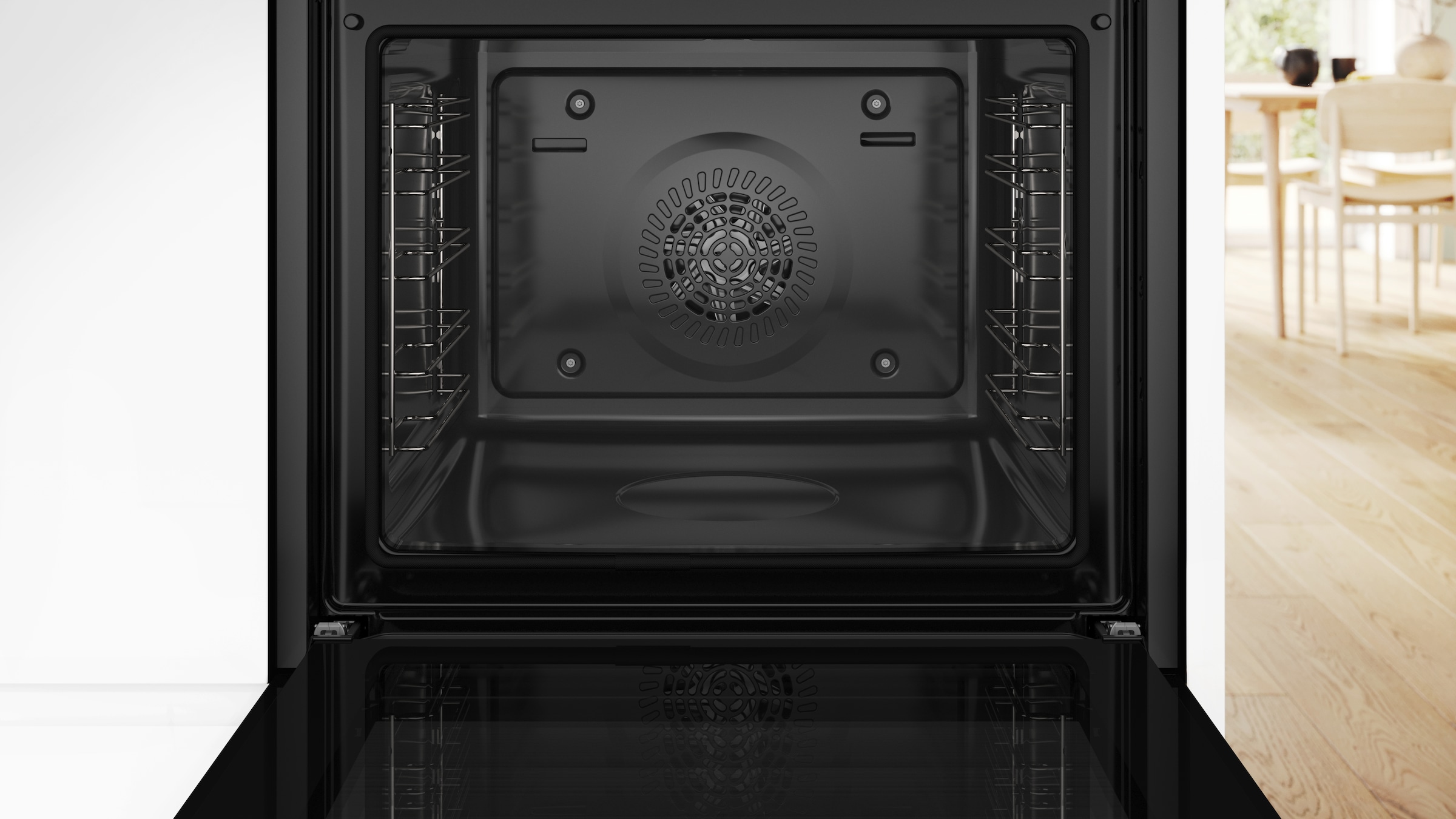 BOSCH Induktions Herd-Set »HND617LS67« mit Backwagen Hydrolyse Backwagen mit ausziehbarer Tür für bequemes Kochen & Backen