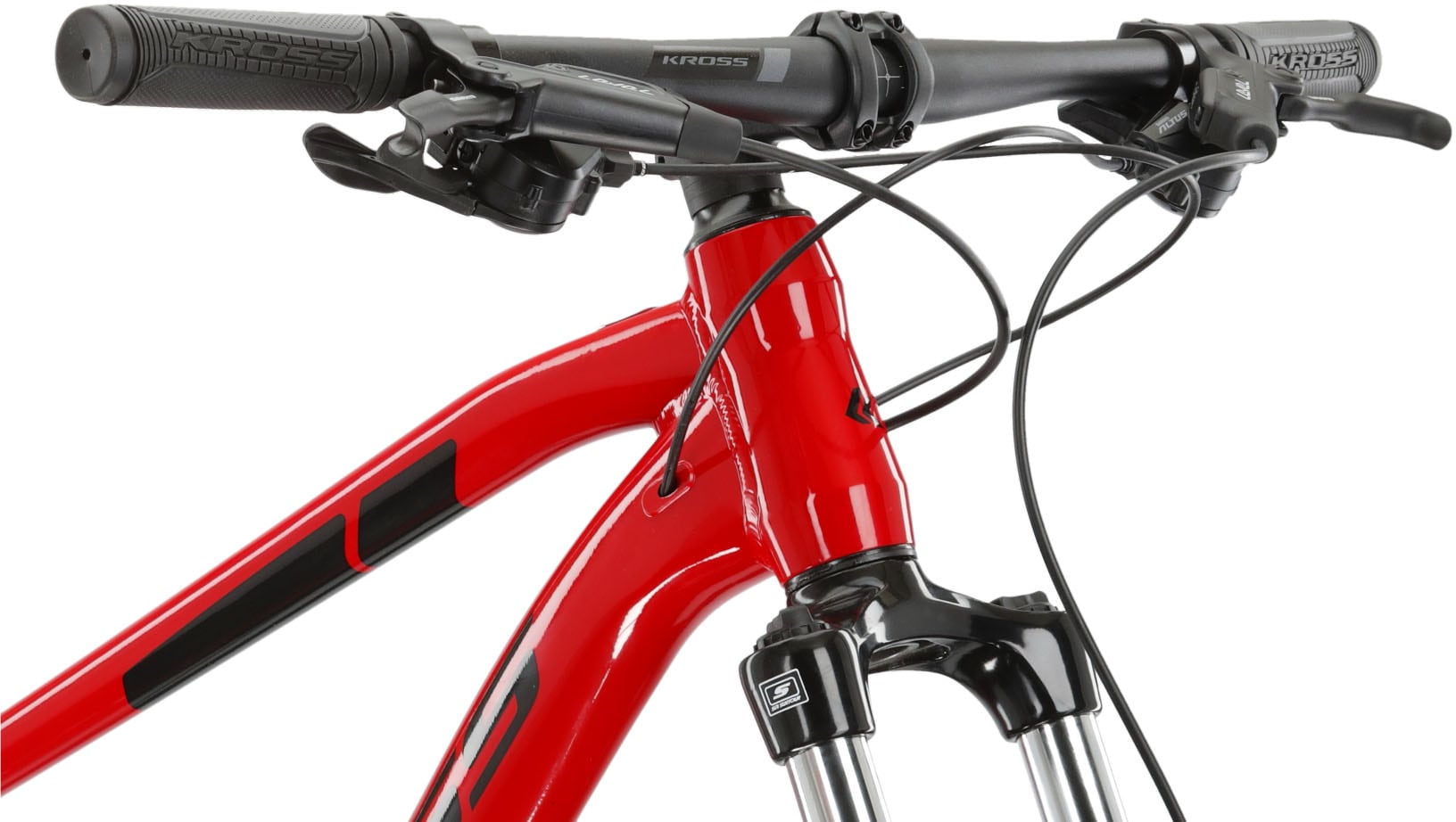 Kross Mountainbike »KROSS MTB Hardtail Level 1.0 29" rot 18 Gänge«, 18 Gang, Shimano, Altus M2000 Schaltwerk, Kettenschaltung