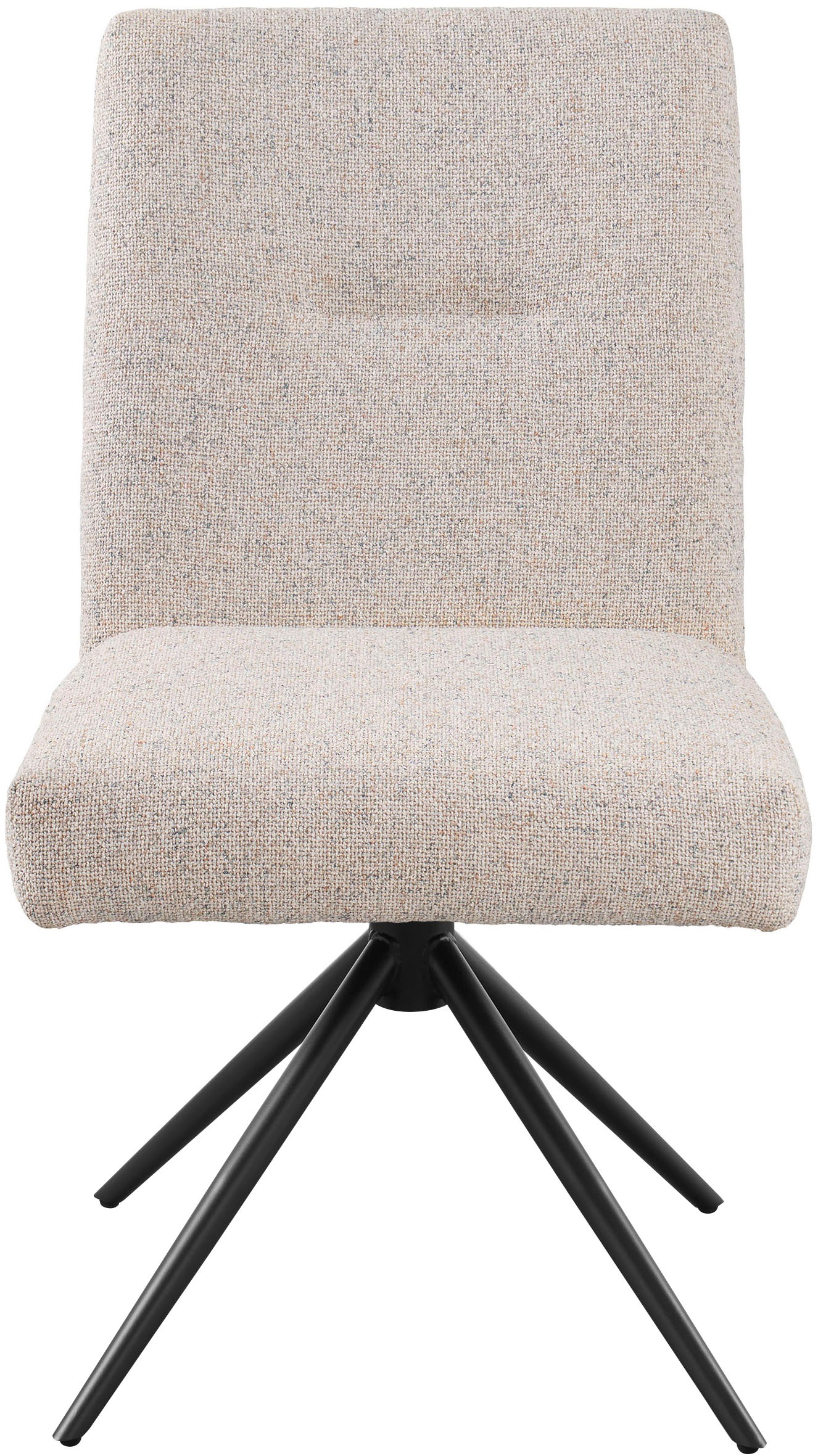 set one by Musterring Esszimmerstuhl »Tracy«, Webstoff, 2er-Set, Stativgestell schwarz, Sitz aus Webstoff, B52 x T65 cm