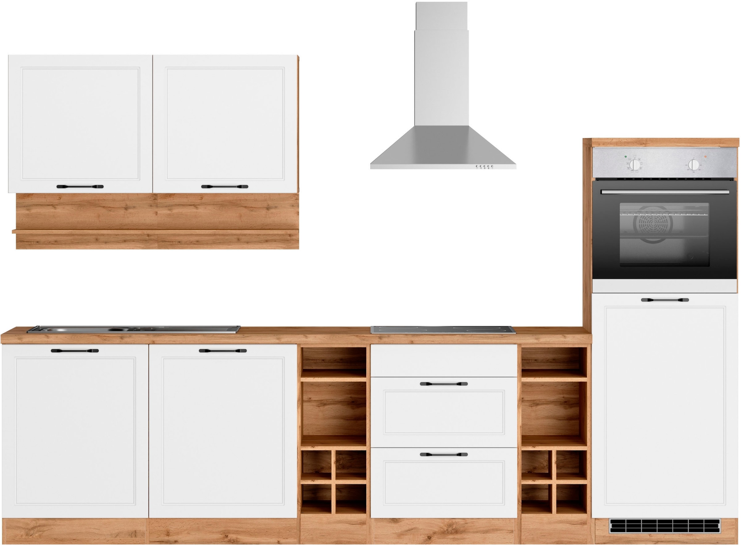Küche »KS-Lana«, 300 cm breit, wahlweise mit oder ohne E-Geräte