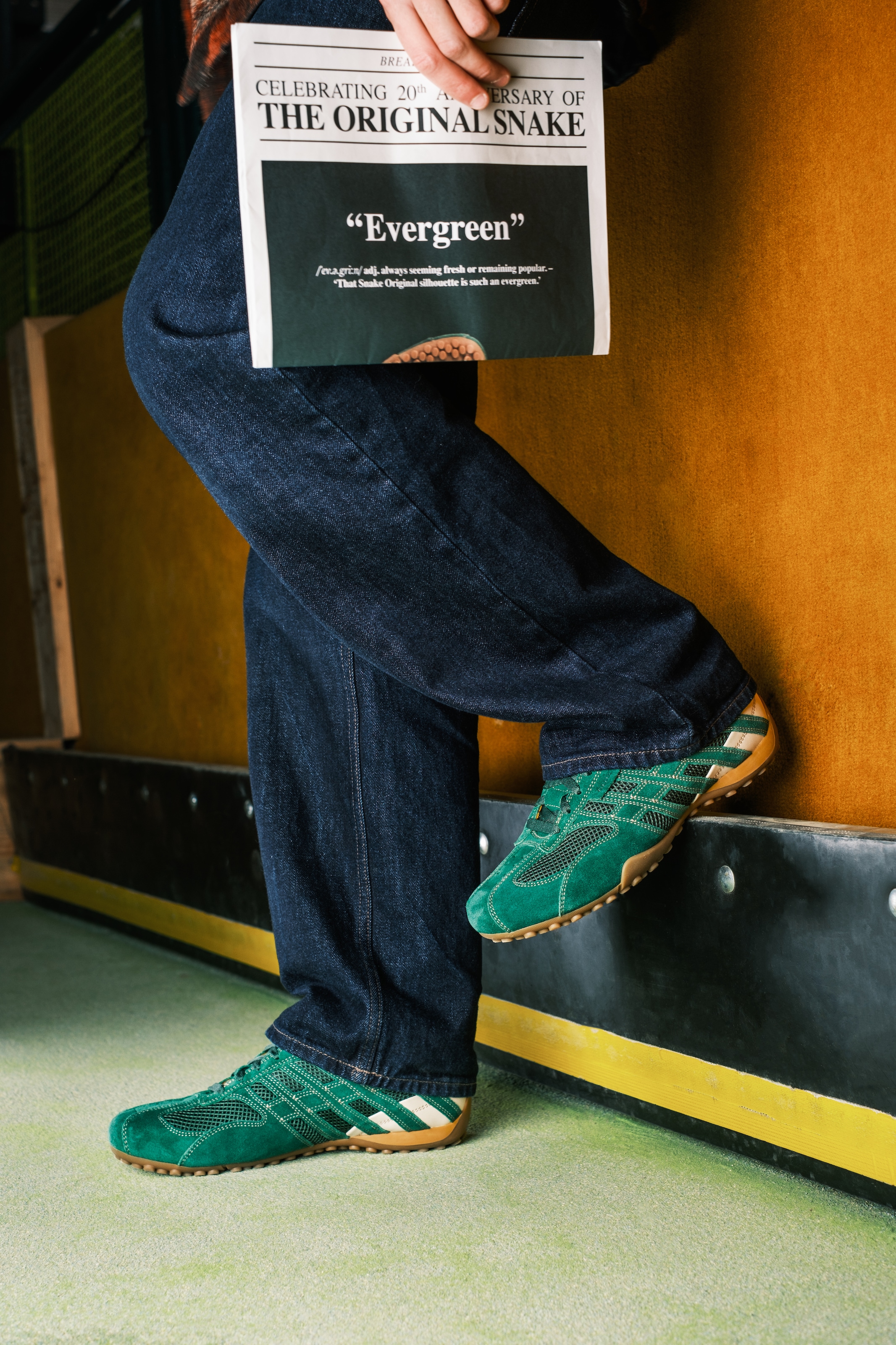 Geox Sneaker »U SNAKE ORIGINAL«  Halbschuh, Freizeitschuh, Schnürer im Retro-Look