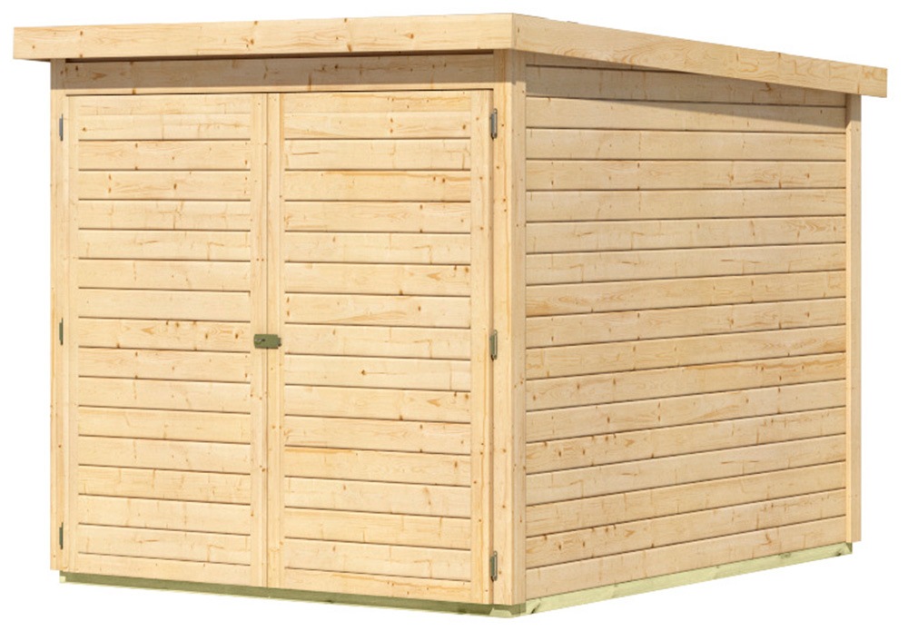 Karibu Fahrradbox "Fahrradgarage mit Einschub und Halterung für bis zu 3 Fa günstig online kaufen