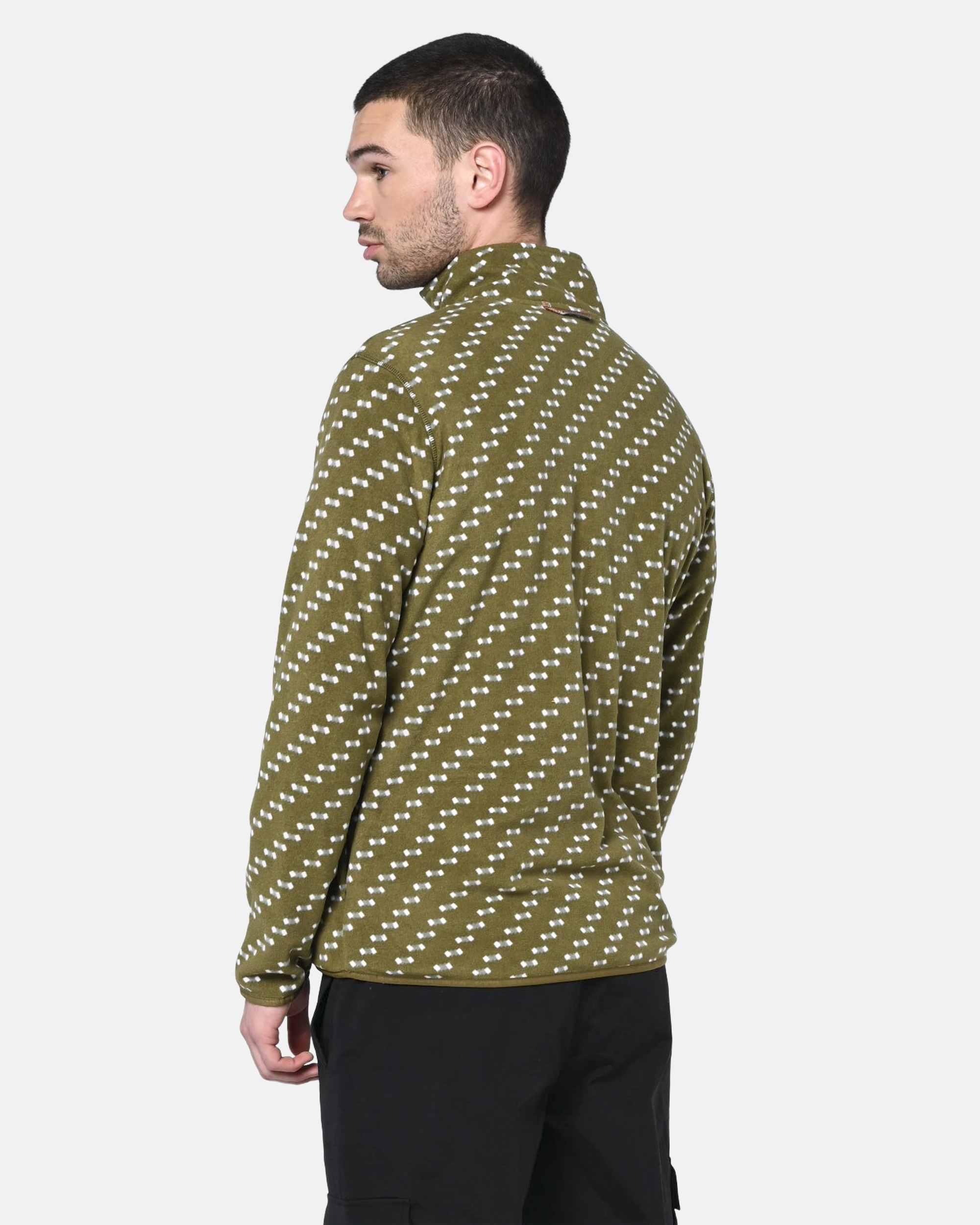 BULA Strickpullover, mit Stehkragen und kurzem Reißverschluss