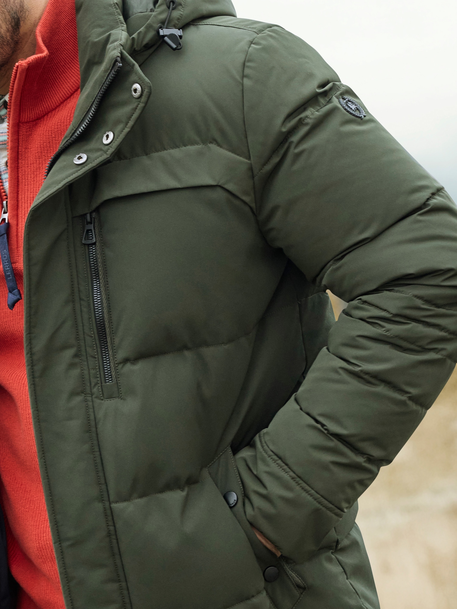 LERROS Steppjacke »LERROS Funktionale Steppjacke für Herren«, mit Kapuze, Wind_Atmung