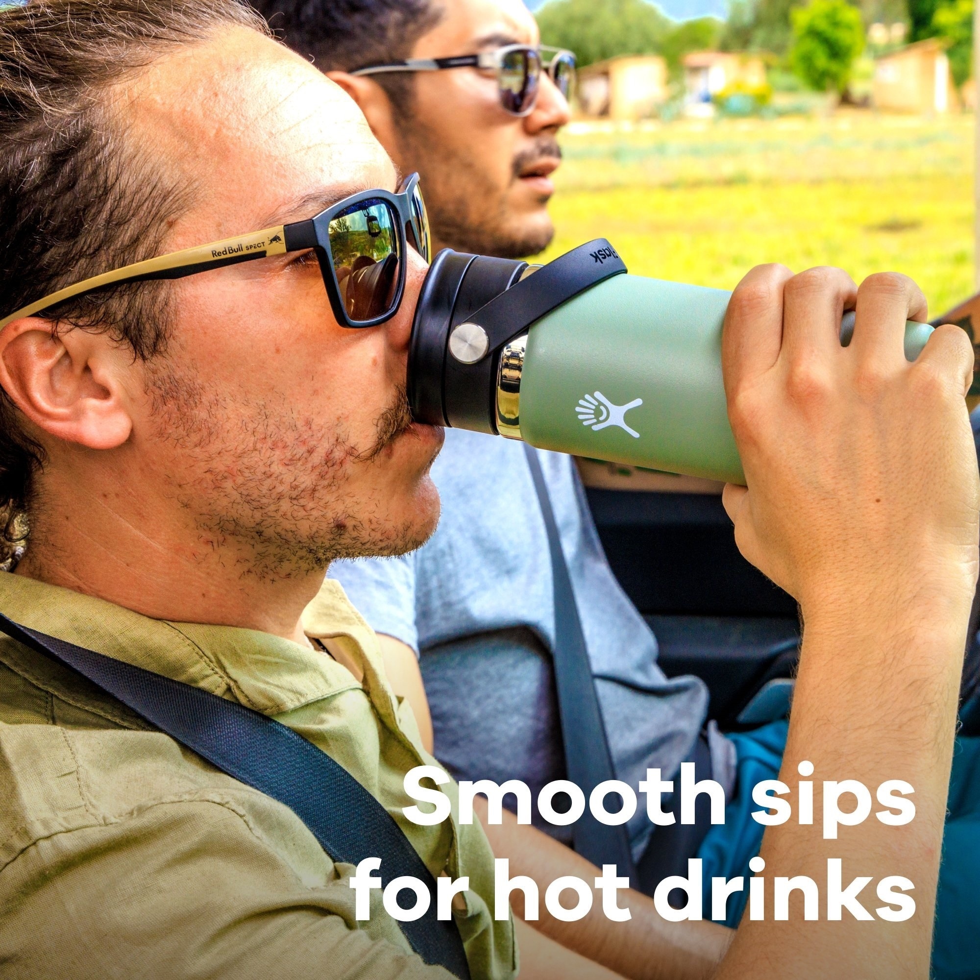 Hydro Flask Thermobecher »16 Oz Wide Flex SIP Lid«, (1 tlg.), Hochwertiger 18/8 Edelstahl