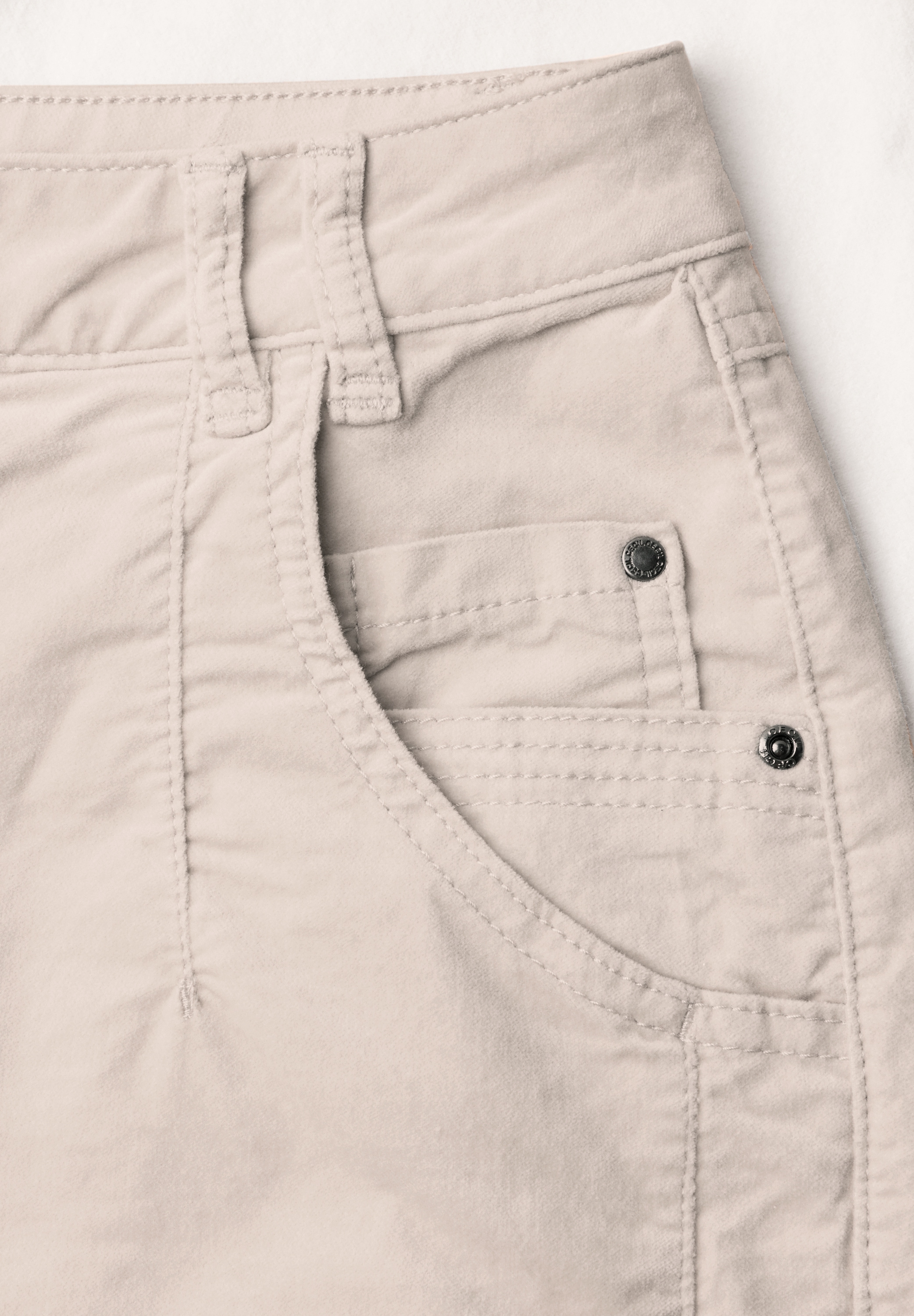 Cecil Stoffhose »Style Scarlett«  Mid Waist Barrel Leg Hose im Casual Fit / Stretch