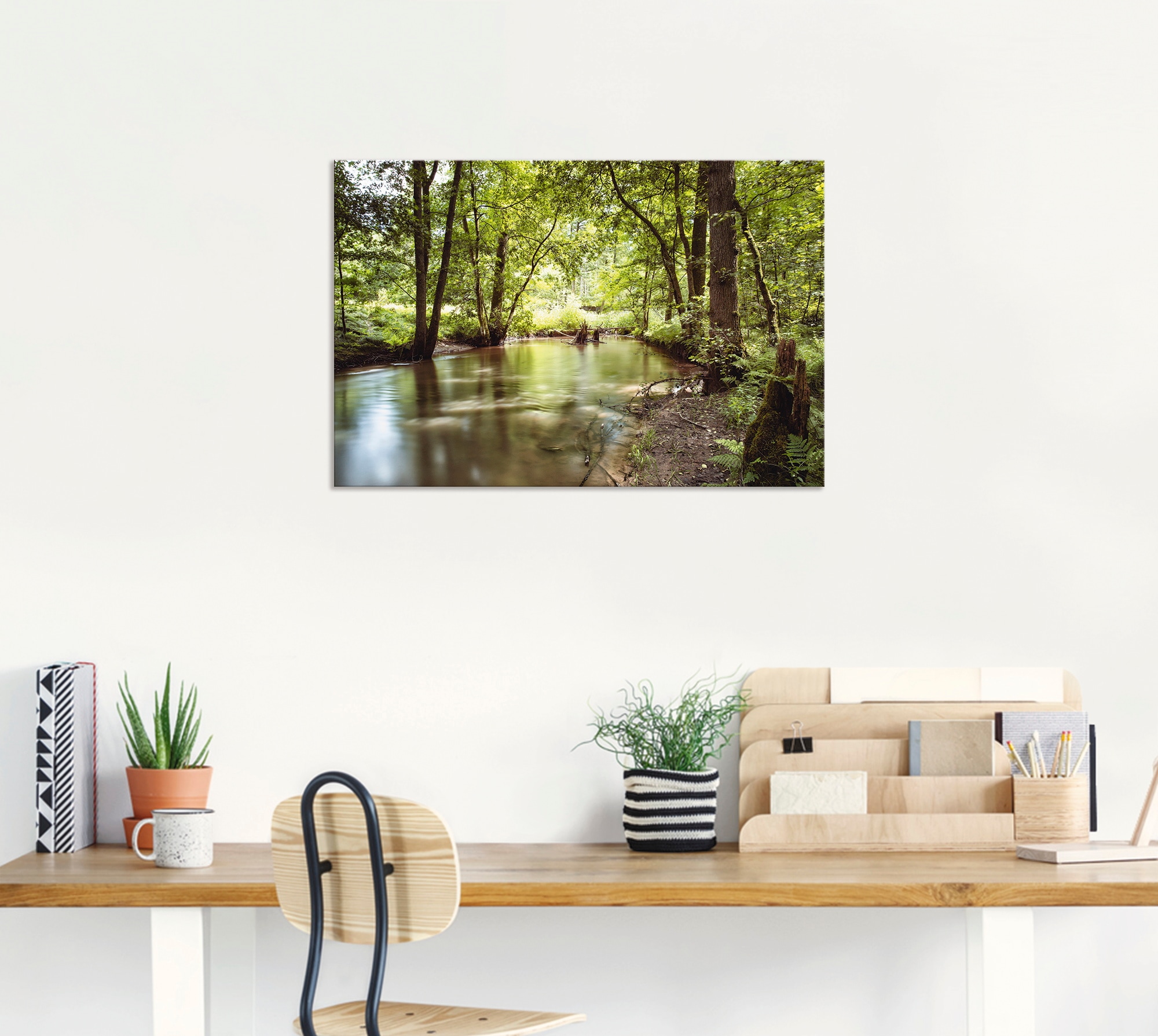 Artland Leinwandbild »Spessart II«, Wald, (1 St.), auf Keilrahmen gespannt