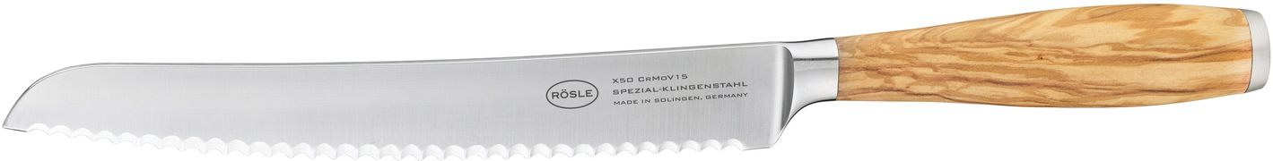 RÖSLE Brotmesser "Artesano" mit Wellenschliff, Made in Solingen, Klingenspe günstig online kaufen