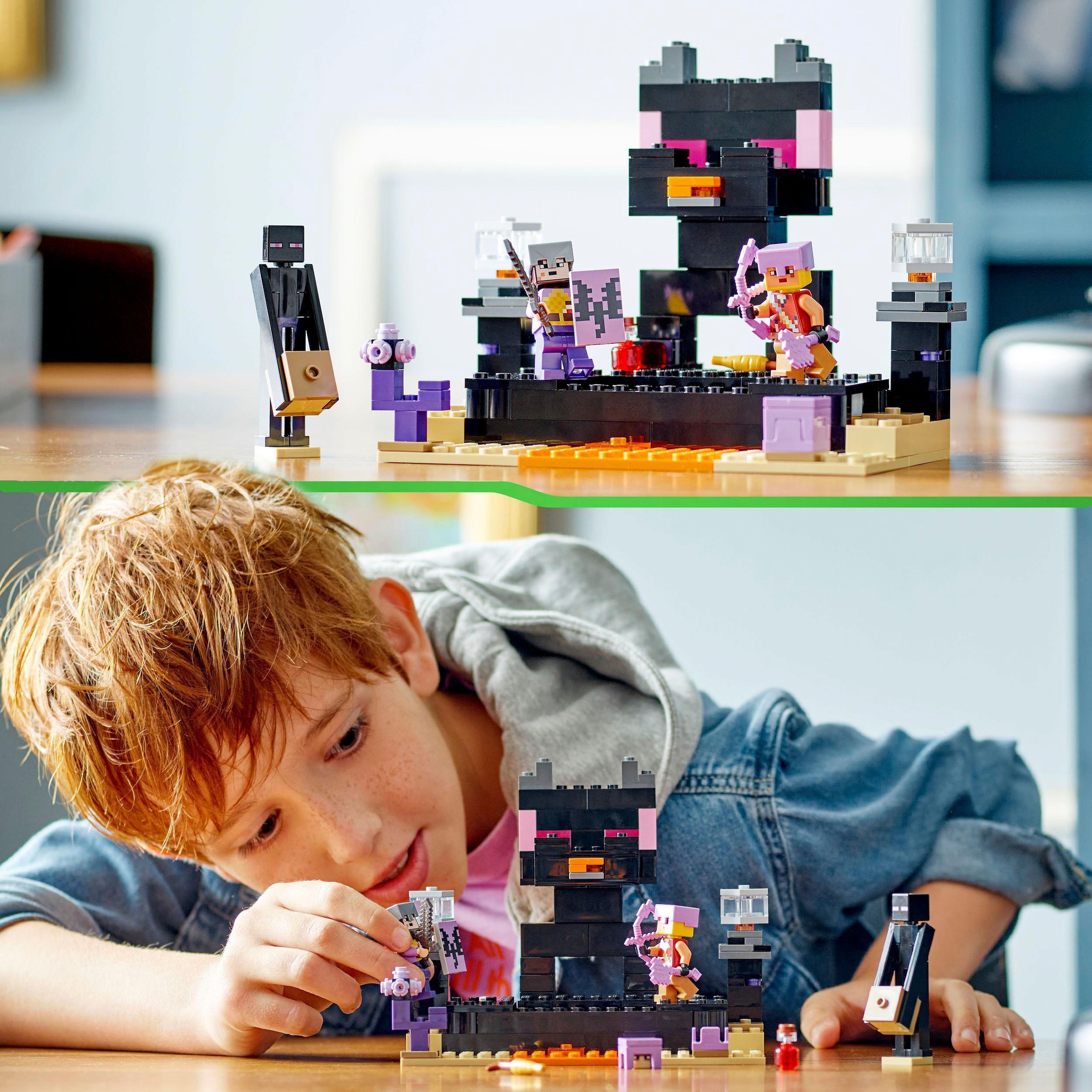 LEGO® Konstruktionsspielsteine »Die End-Arena (21242), LEGO® Minecraft«, (252 St.), Made in Europe