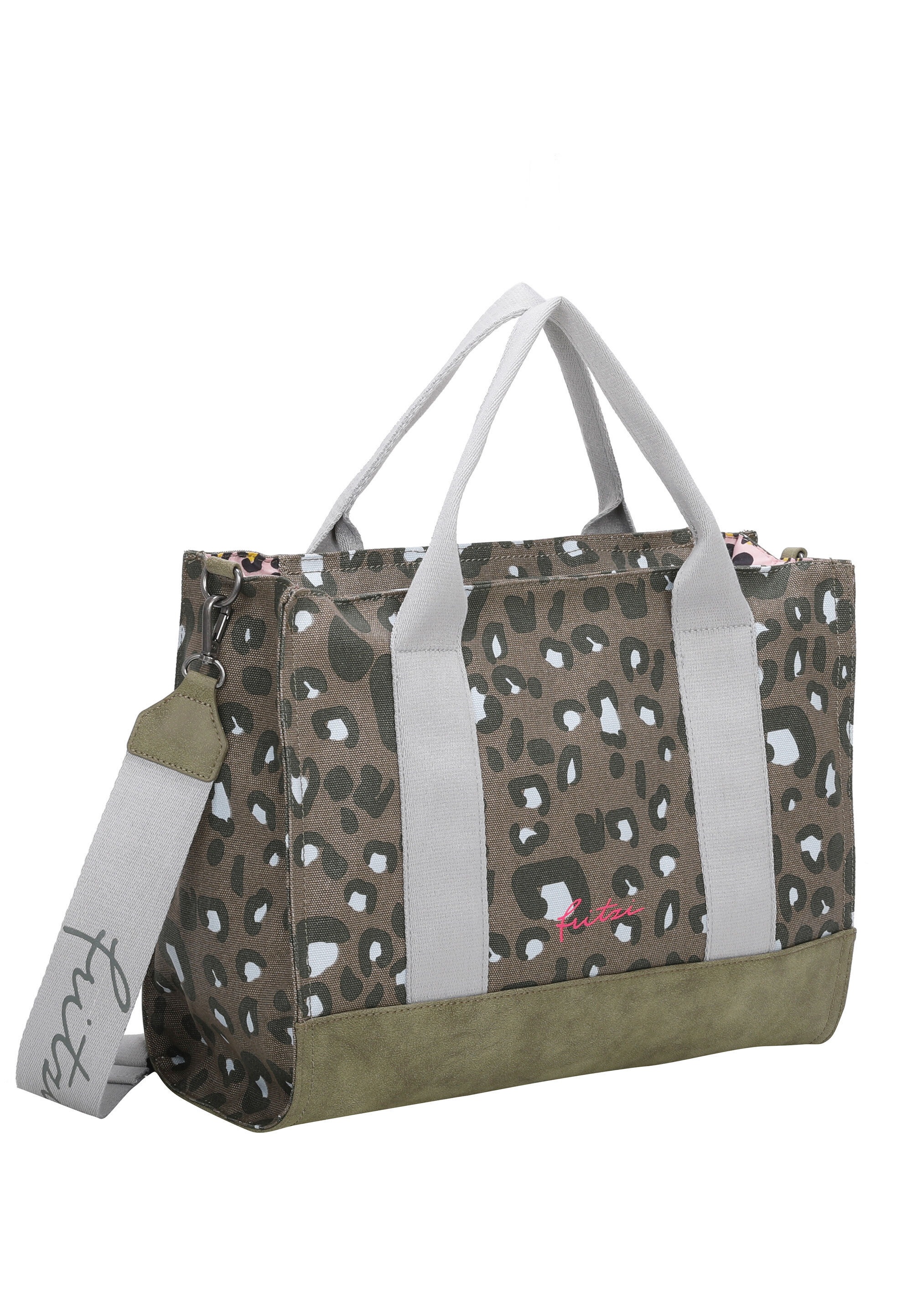 Fritzi aus Preußen »Canvas Tote Bag« mit Leomuster