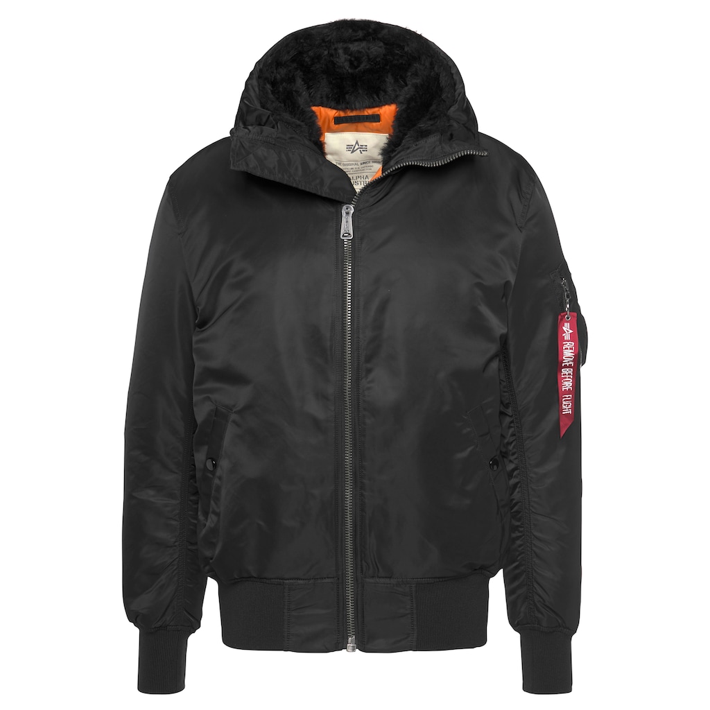 Alpha Industries Bomberjacke »MA-1 HOODED«, mit Kapuze