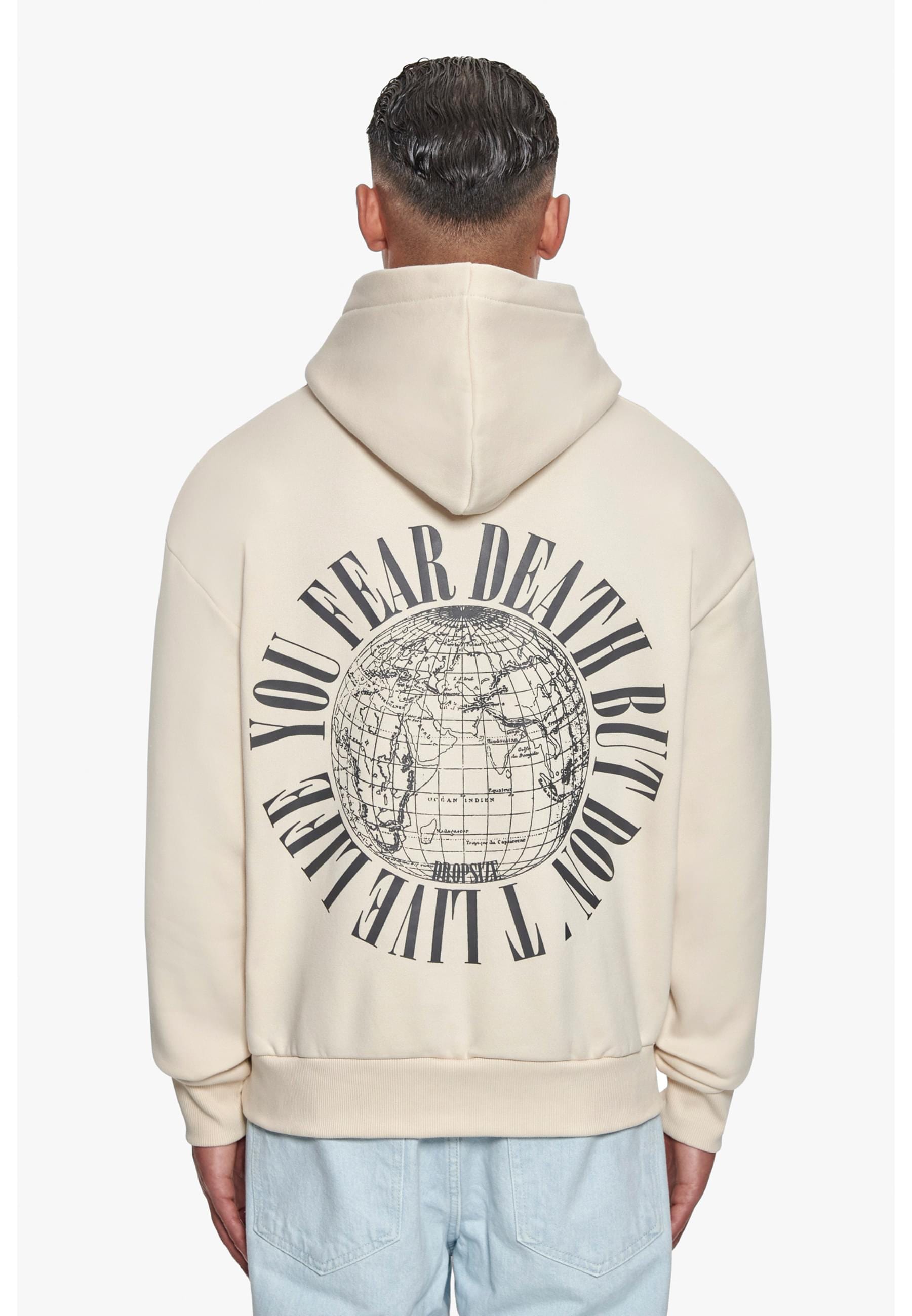 Dropsize Kapuzensweatshirt »Dropsize Herren Dropsize Heavy Oversize Fear Death Hoodie«, 1 Stk.
