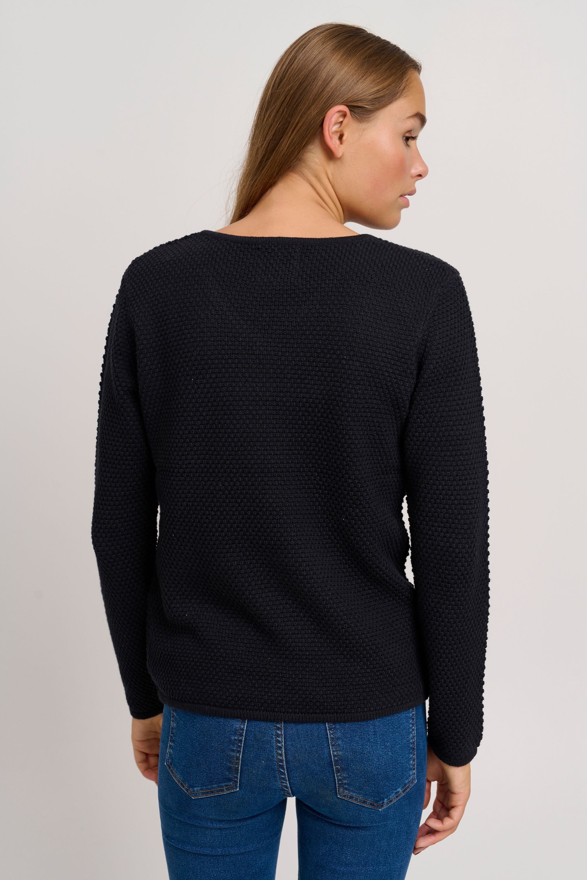 OXMO Strickfleece-Pullover »Strickpullover OXHanna«