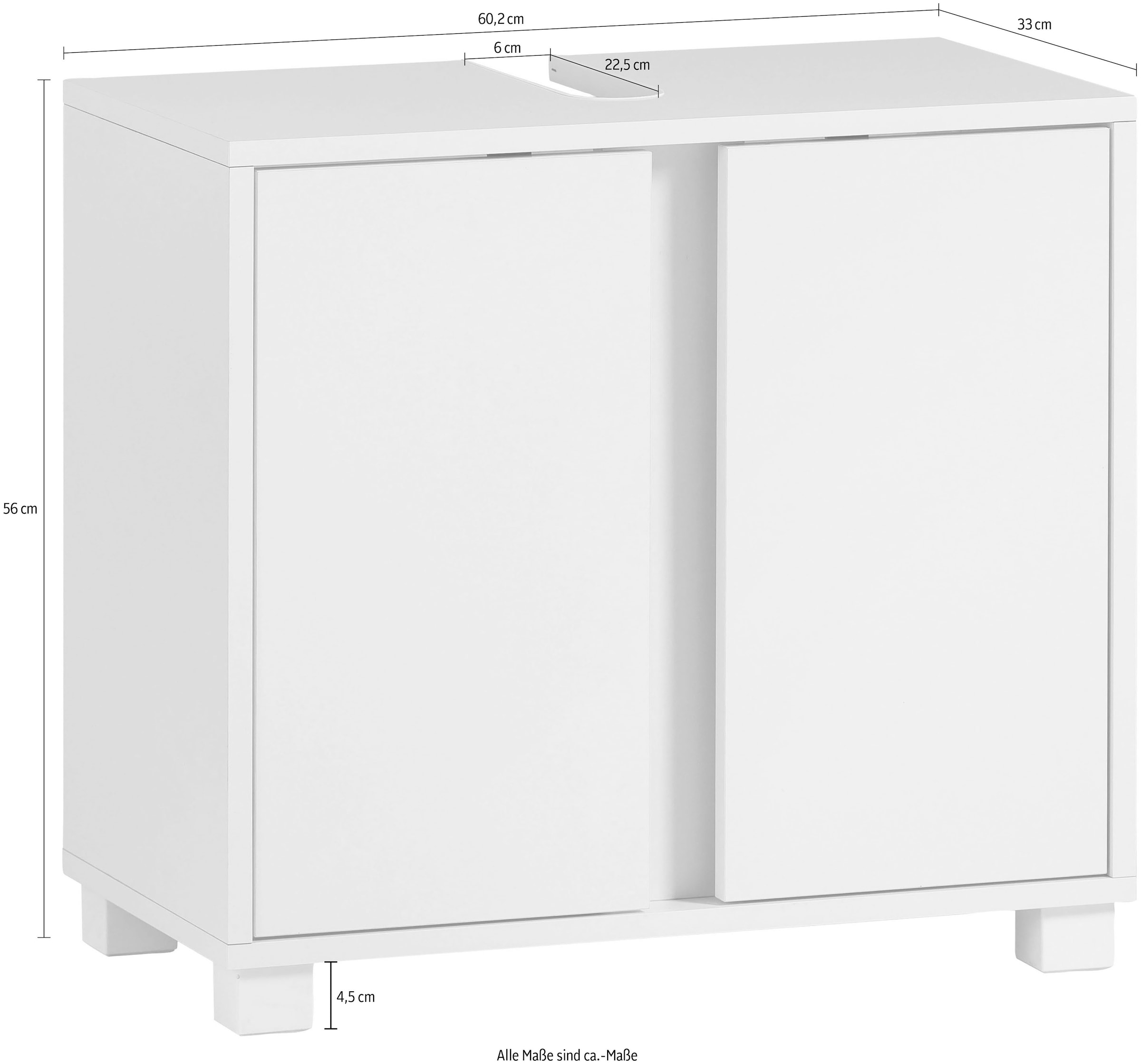 INOSIGN Badmöbel-Set »Dex«, (3 St.), Unterschrank, bestellen | BAUR aus Spiegelschrank Waschbeckenunterschrank, bestehend
