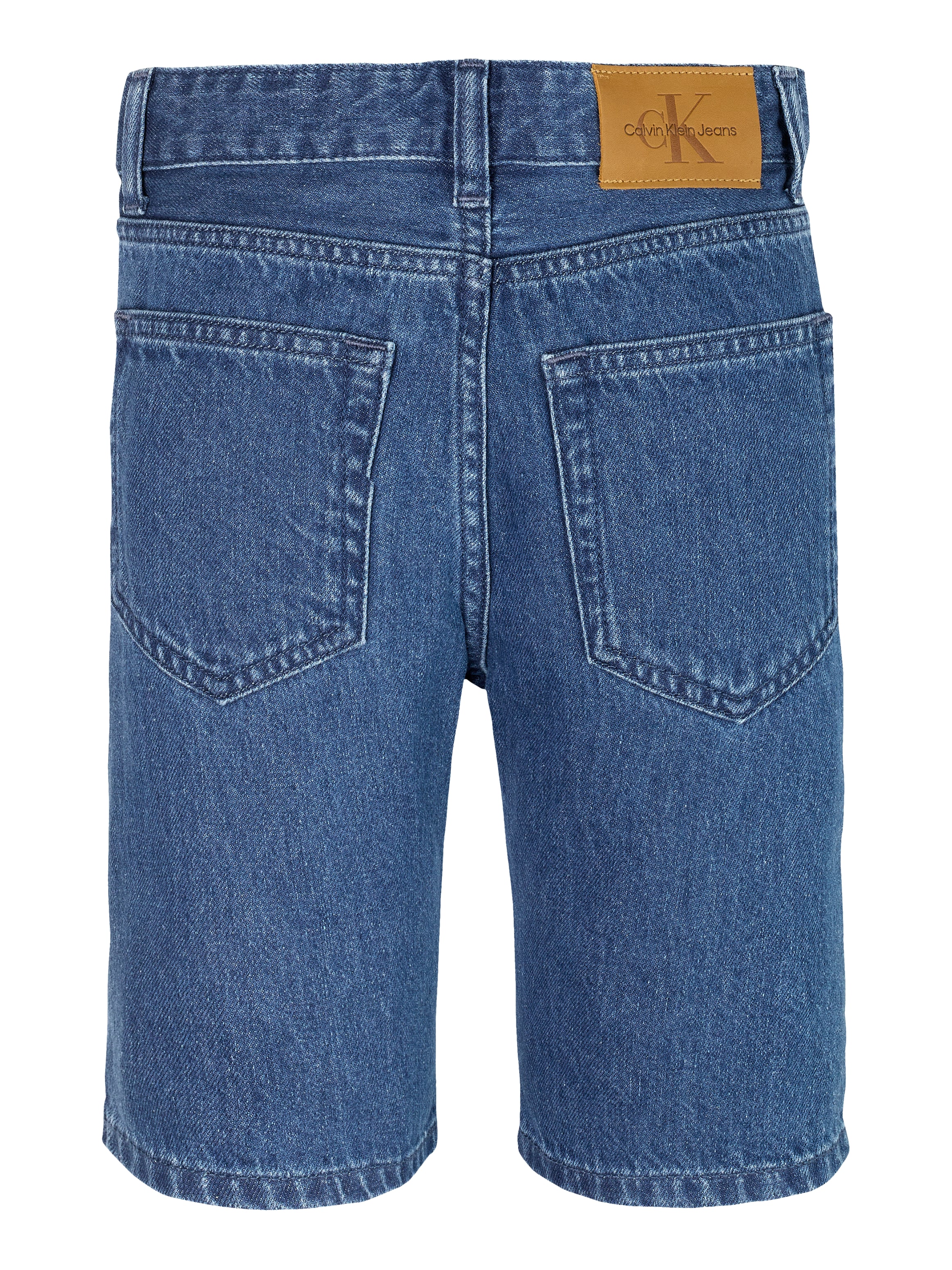 Calvin Klein Jeans Shorts »VIBRANT BLUE RLXD DENIM SHORTS«, in blauer Waschung