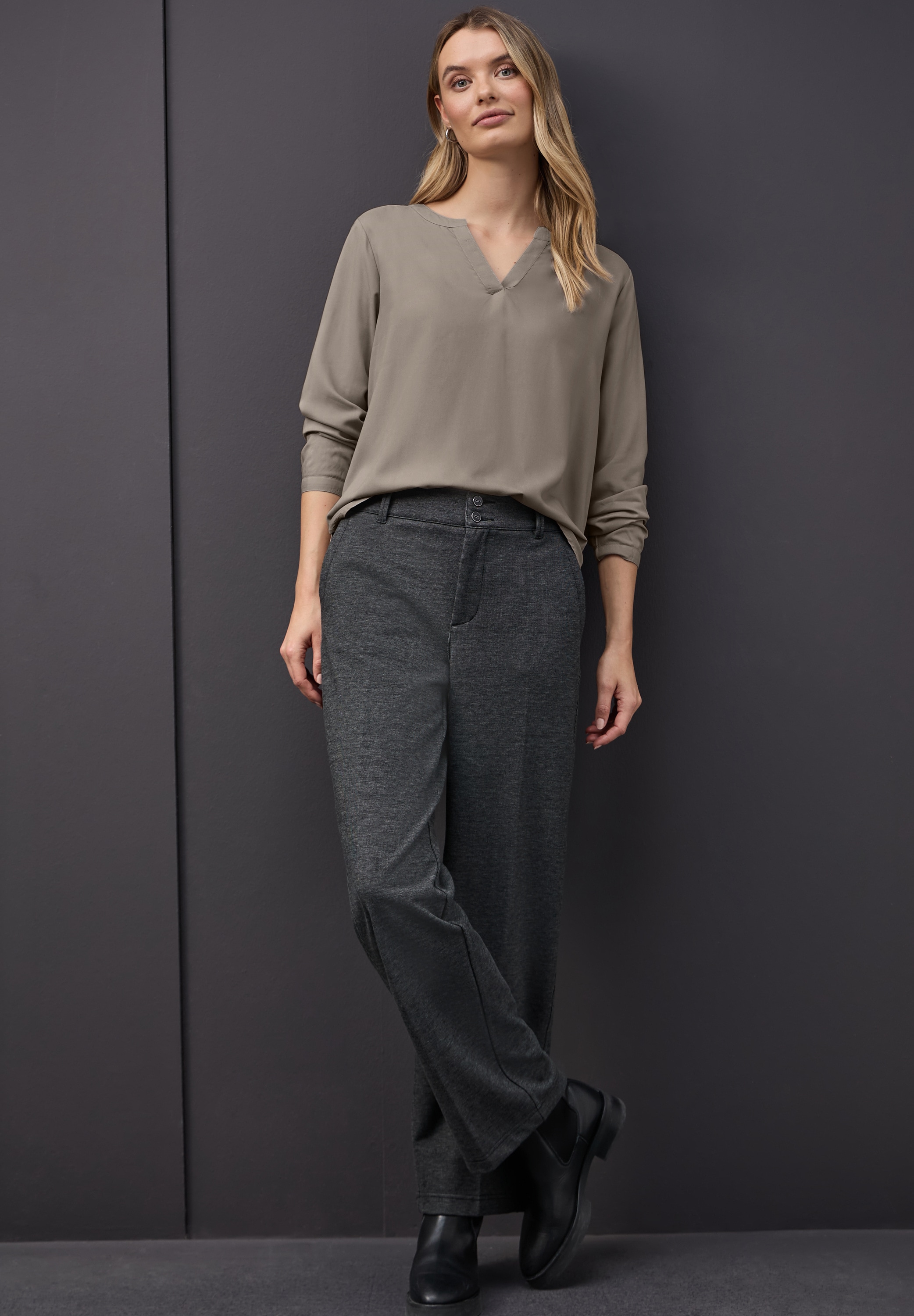 STREET ONE Longtunika aus softer Viskose