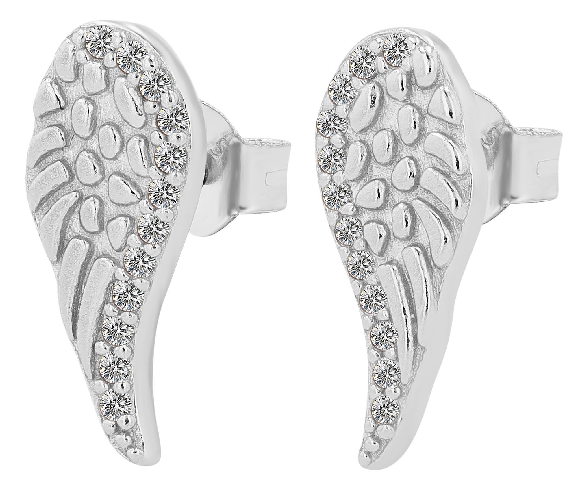 Adelia´s Paar Ohrhänger "Damen Ohrringe – Ohrstecker Flügel aus 925 Silber" günstig online kaufen