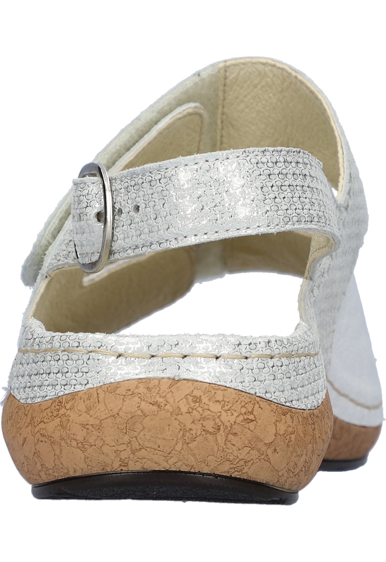 Waldläufer Sandale "K-HELIETT" Sommerschuh, Keilsandalette, Metallic-Look, günstig online kaufen