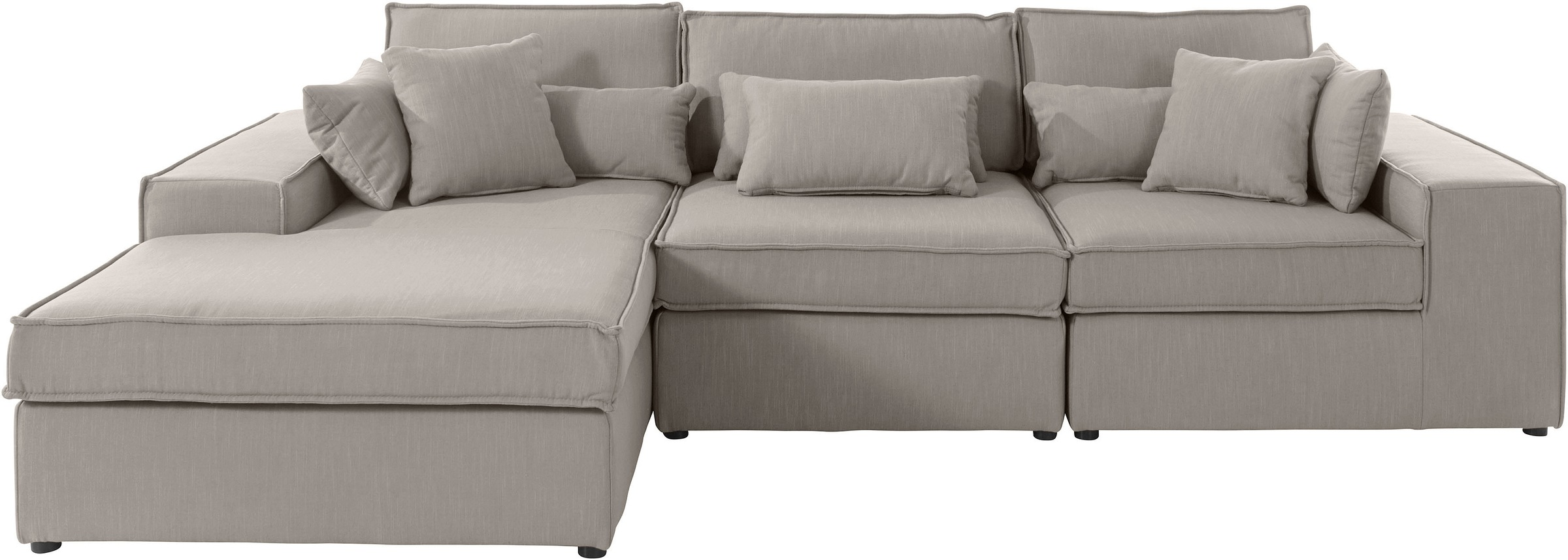 OTTO home Ecksofa "Florid L-Form" 3 Teile, bestehend aus Modulen, viele Bez günstig online kaufen