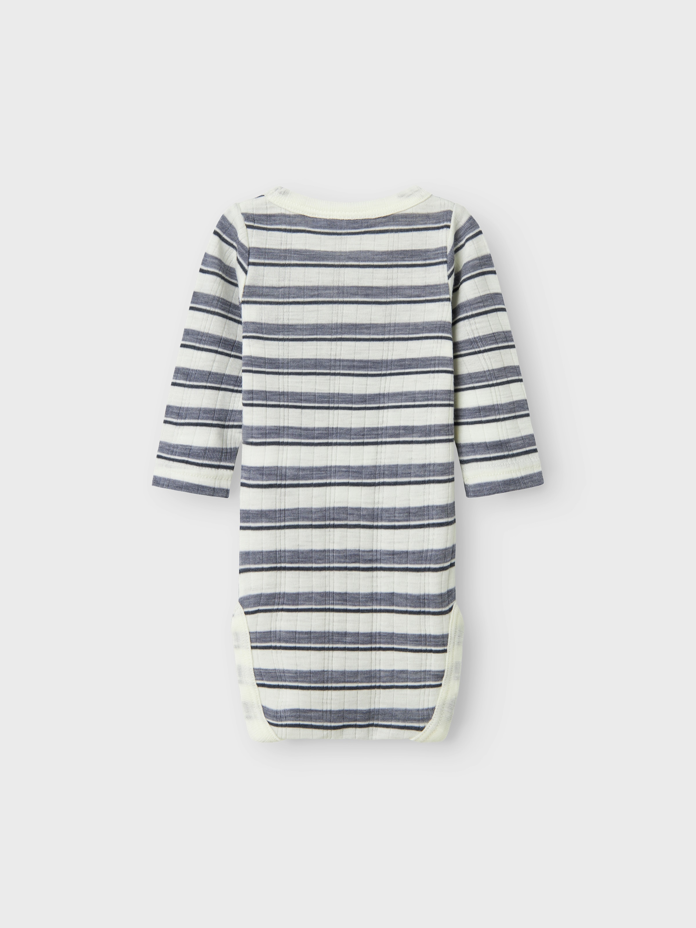 Thumbnail - Name It Langarmbody "NBMWANG WOOL NEEDLE LS BODY NOOS" aus reiner Merinowolle