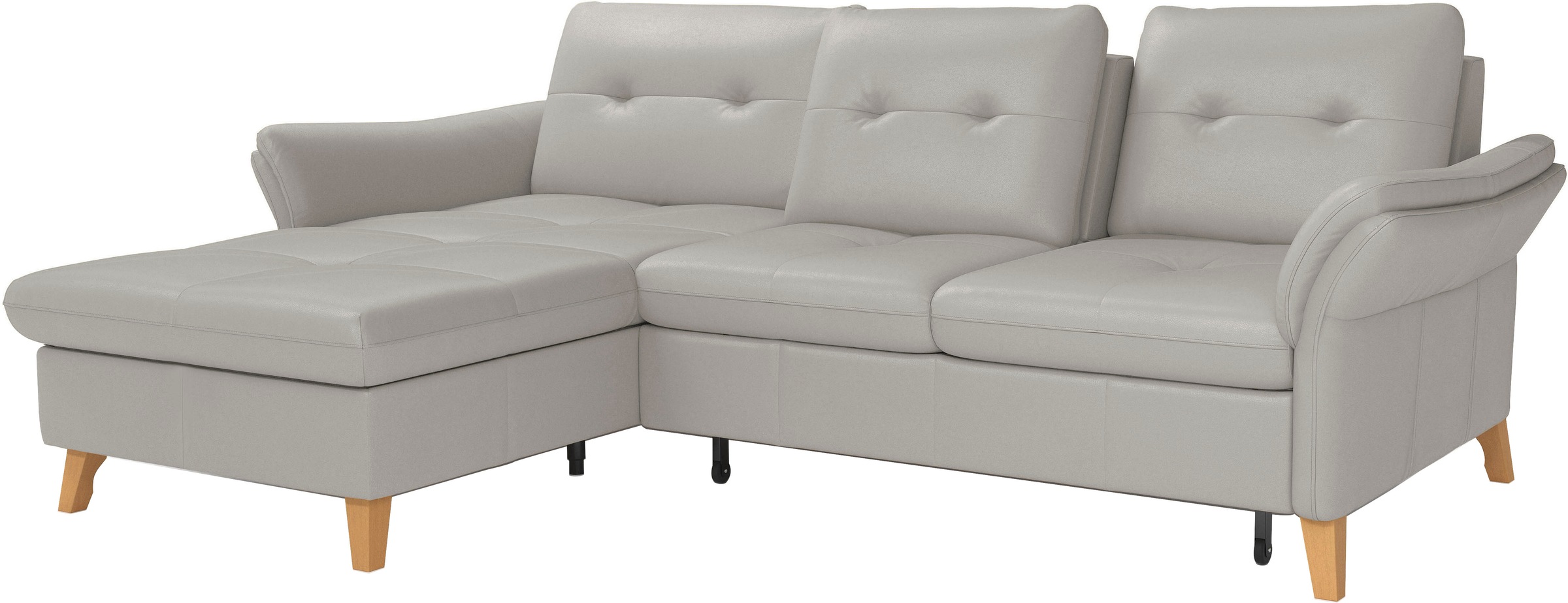 sit&more Ecksofa »Göteborg«, Sitztiefenverstellung und Federkern, wahlweise mit Bettfunktion