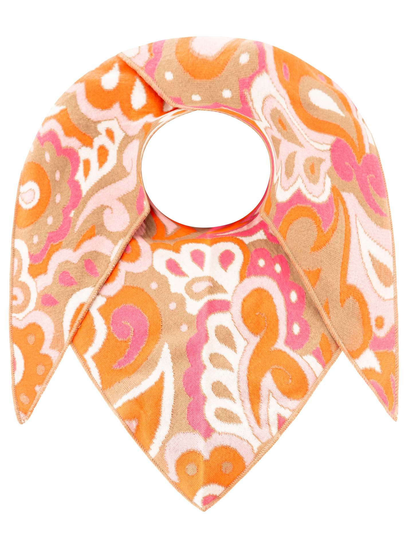 Zwillingsherz Dreieckstuch ""Paisley all over"" modisches Muster, Strick, w günstig online kaufen