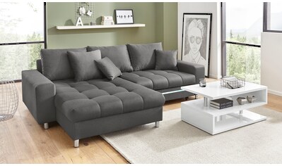 Nova Via Ecksofa, wahlweise mit Kaltschaum (140kg Belastung/Sitz), RGB-LED-Beleuchtung und Bettfunktion kaufen Nova Via Ecksofa, wahlweise mit Kaltschaum (140kg Belastung/Sitz), RGB-LED-Beleuchtung und Bettfunktion kaufen
