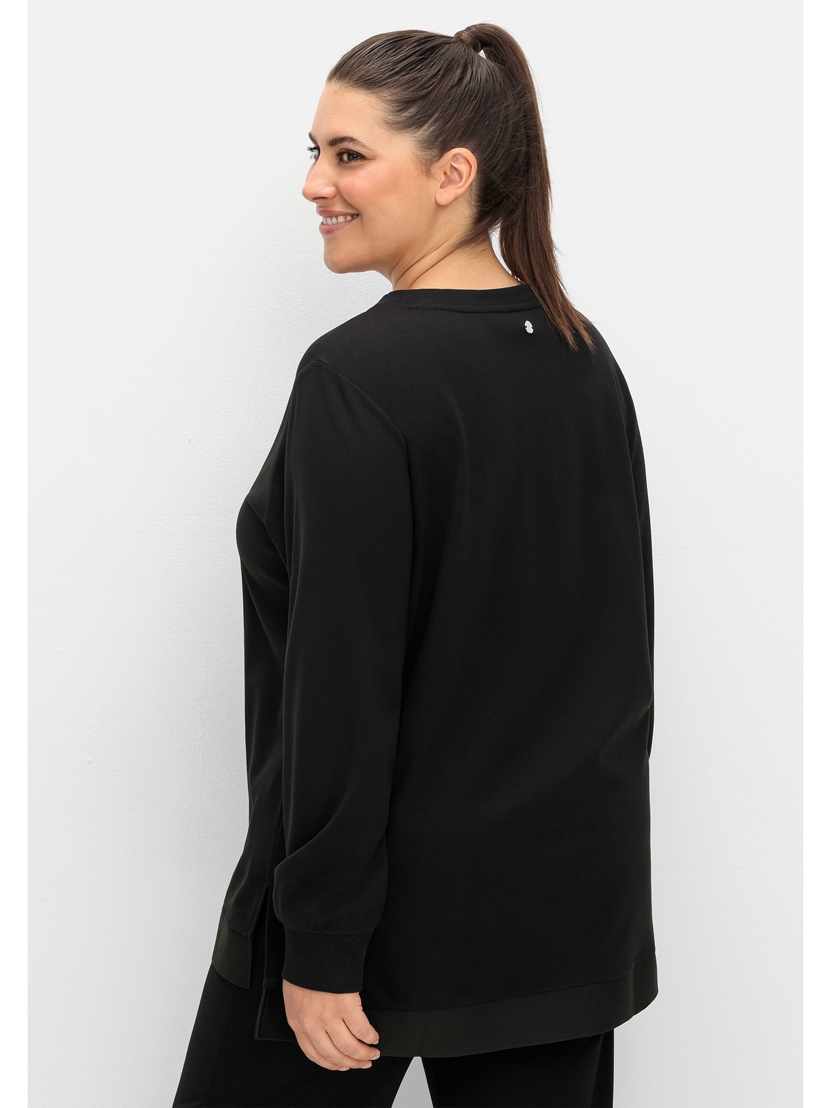 Sheego Sweatshirt »Große Größen«, in atmungsaktiver Stretch-Qualität