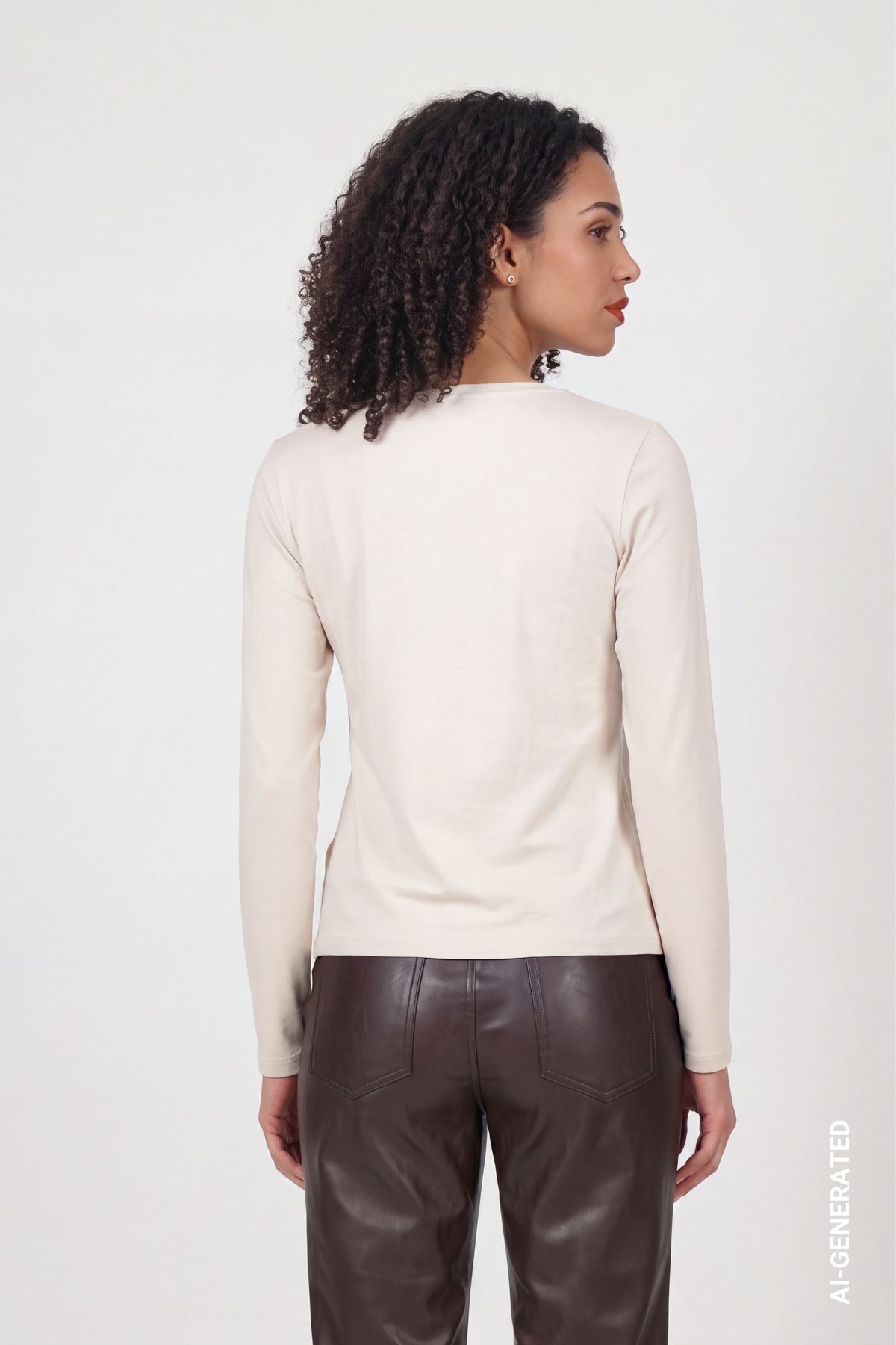 Monari Langarmshirt Regular fit mit Herbstprint