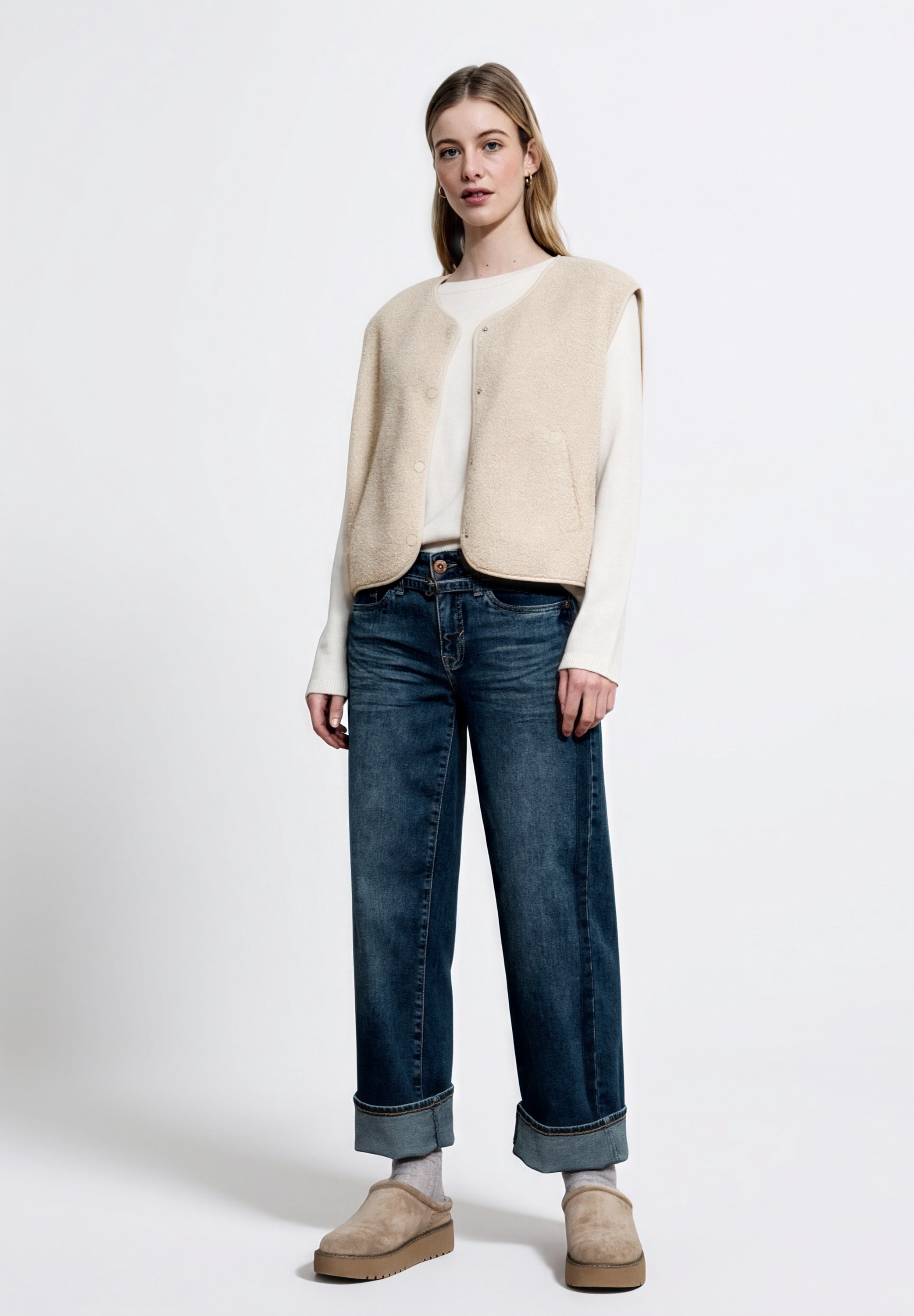 STREET ONE STUDIO Kurzweste soft und weich