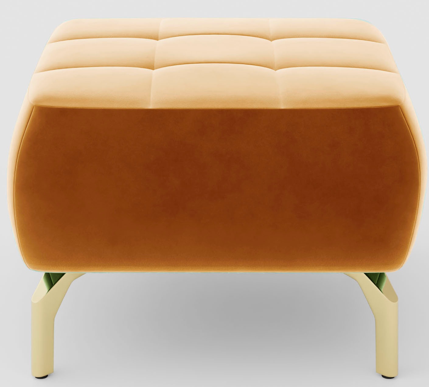 sit&more Polsterhocker »Orient 1«, goldfarbene Metallfüße