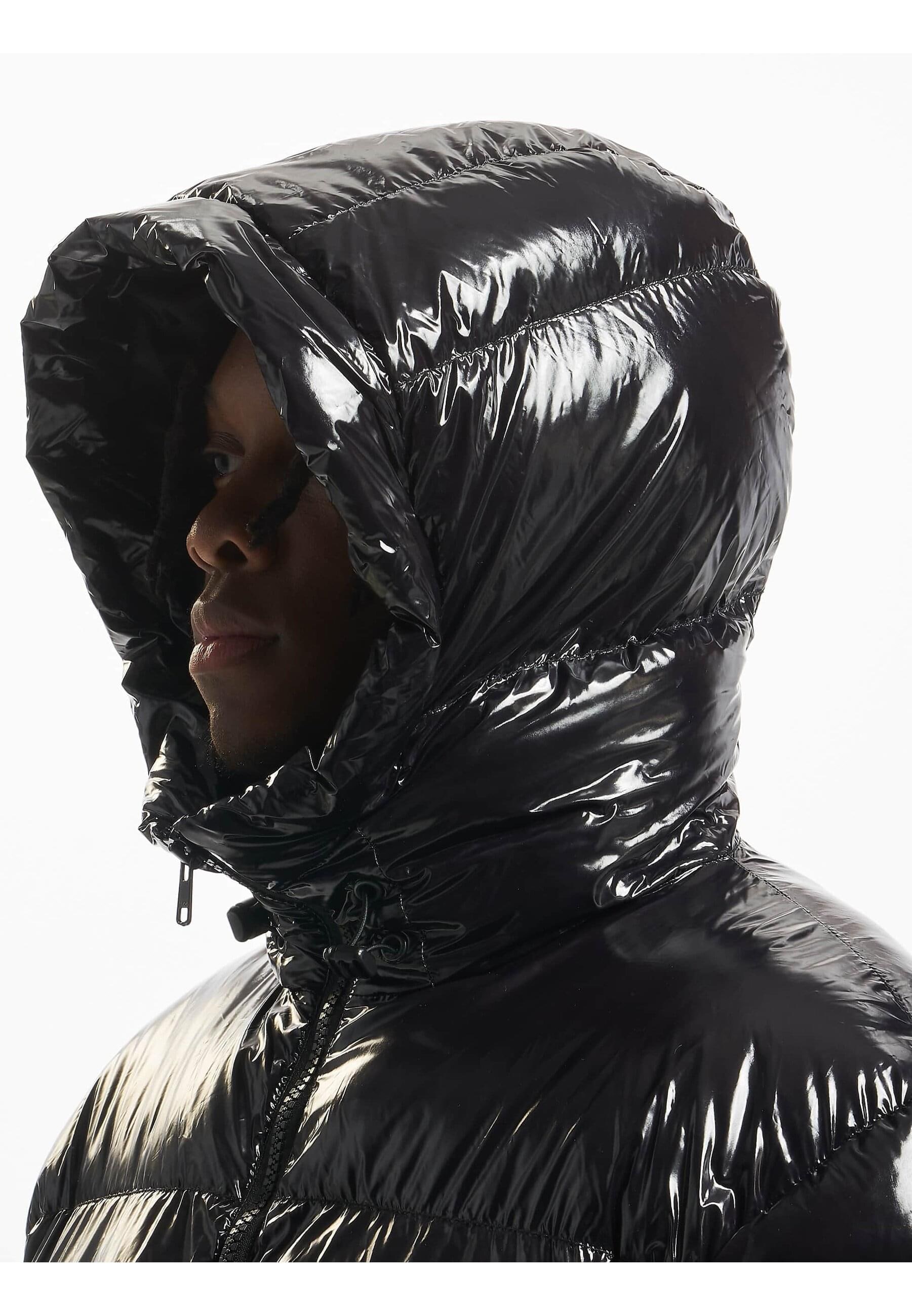 DEF Winterjacke »DEF Herren DEF Shiny Pufferjacket«, (1 St.), mit Kapuze