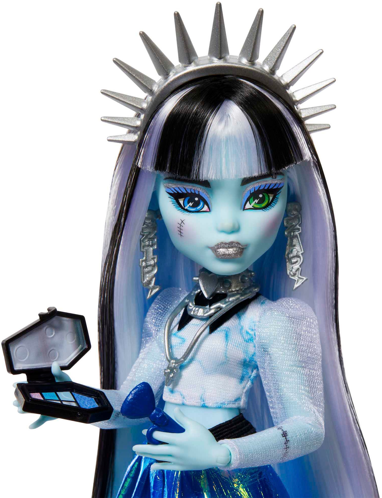 Mattel® Anziehpuppe »Monster High, Verborgene Schätze: Frankie Stein, Fearidescent-Serie«