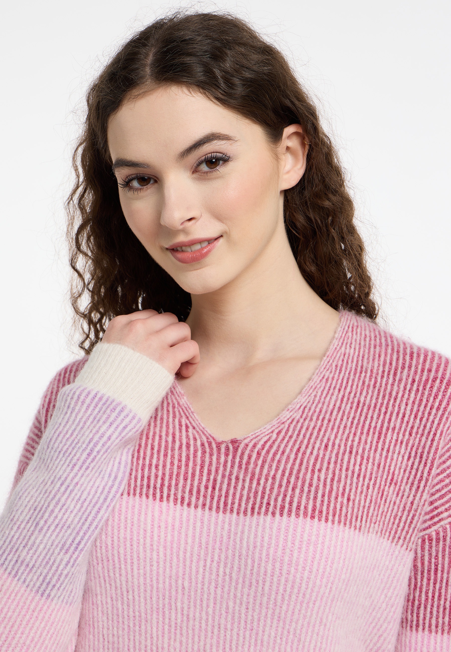 Frieda & Freddies Strickpullover »Pullover«, mit dezenten Farbdetails