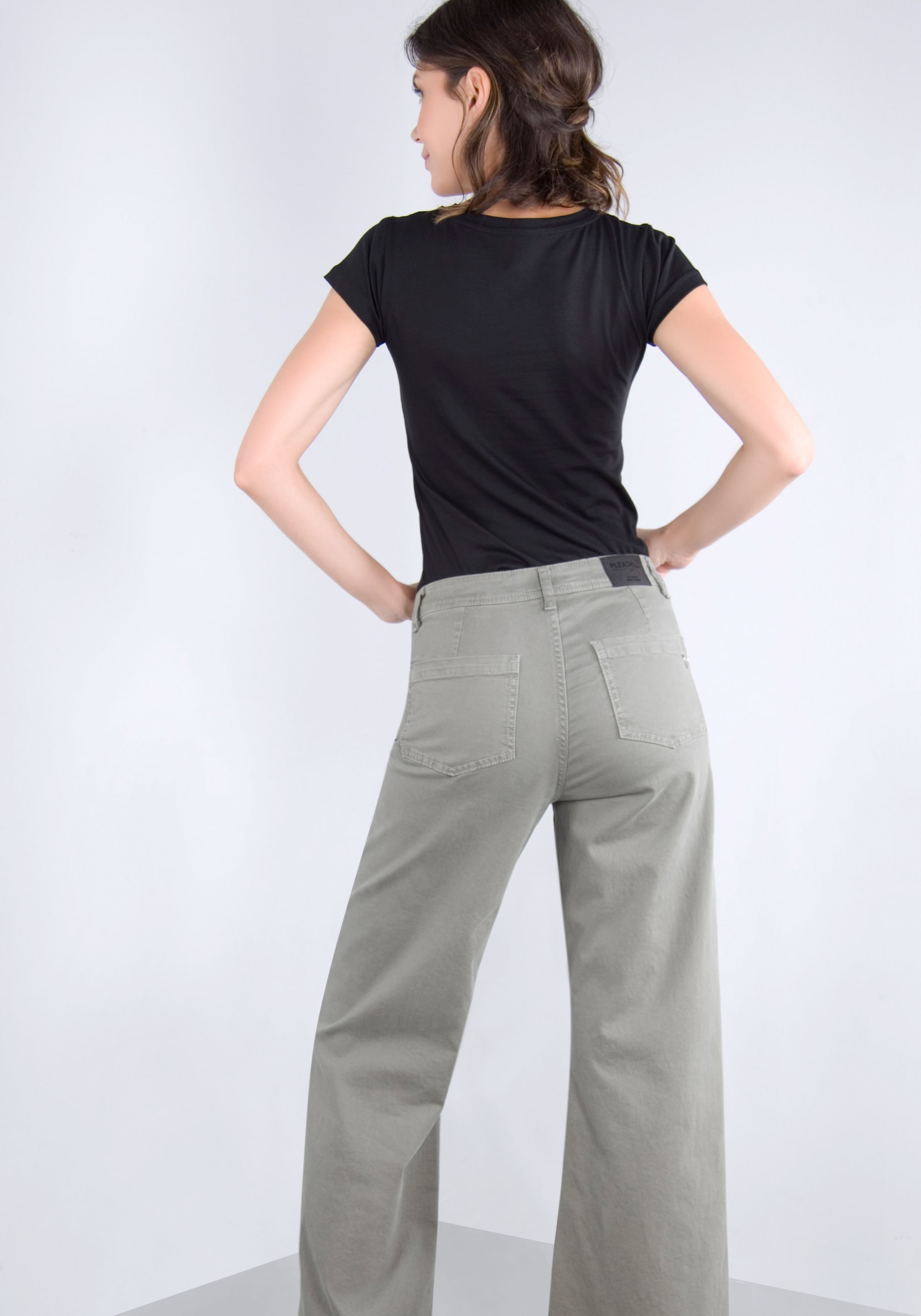 Please Jeans Schlaghose, aus hochwertigem Baumwollmix mit Stretch