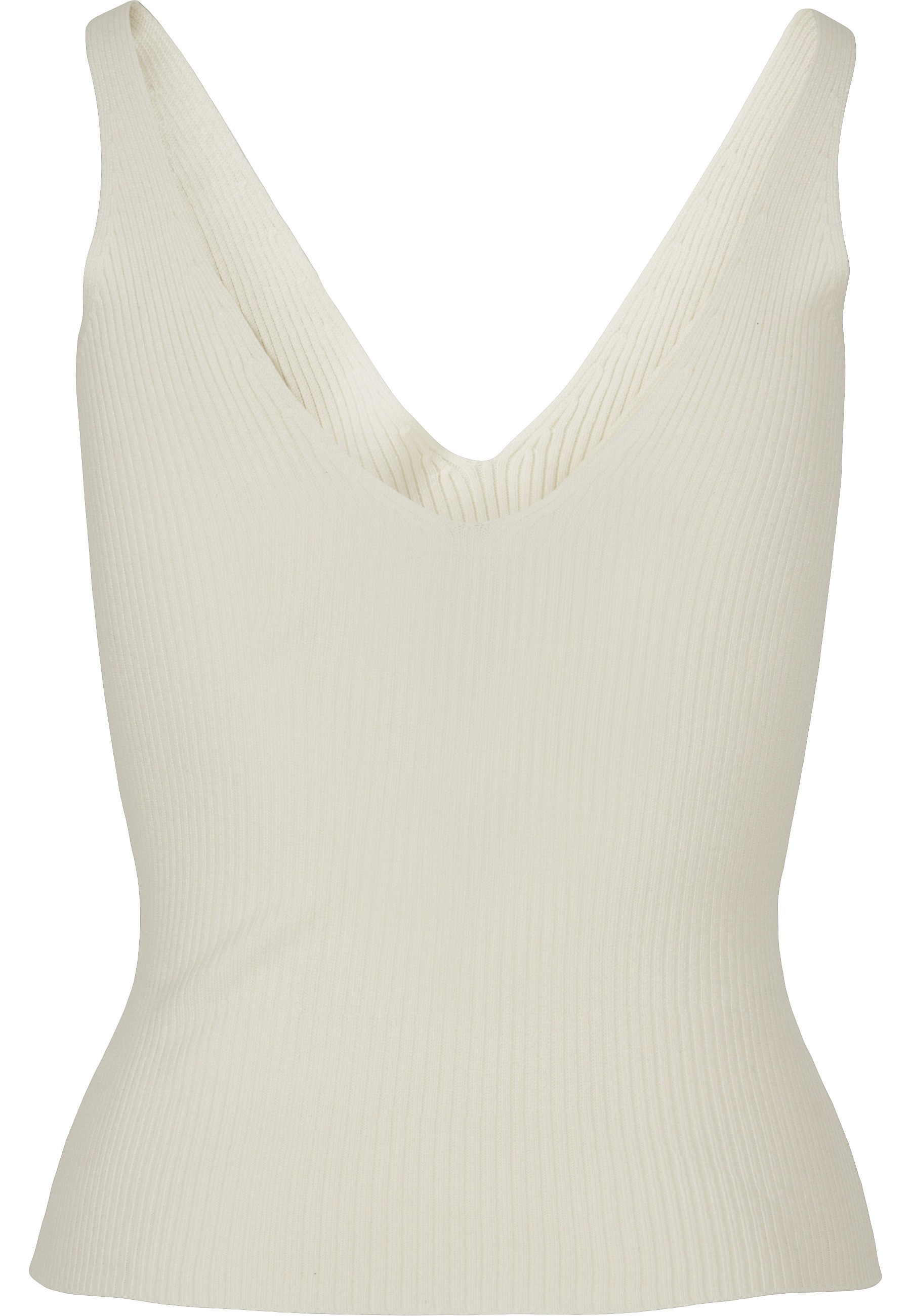URBAN CLASSICS Tanktop "Urban Classics Damen Ladies Rib Knit Top" 1 Stk. günstig online kaufen
