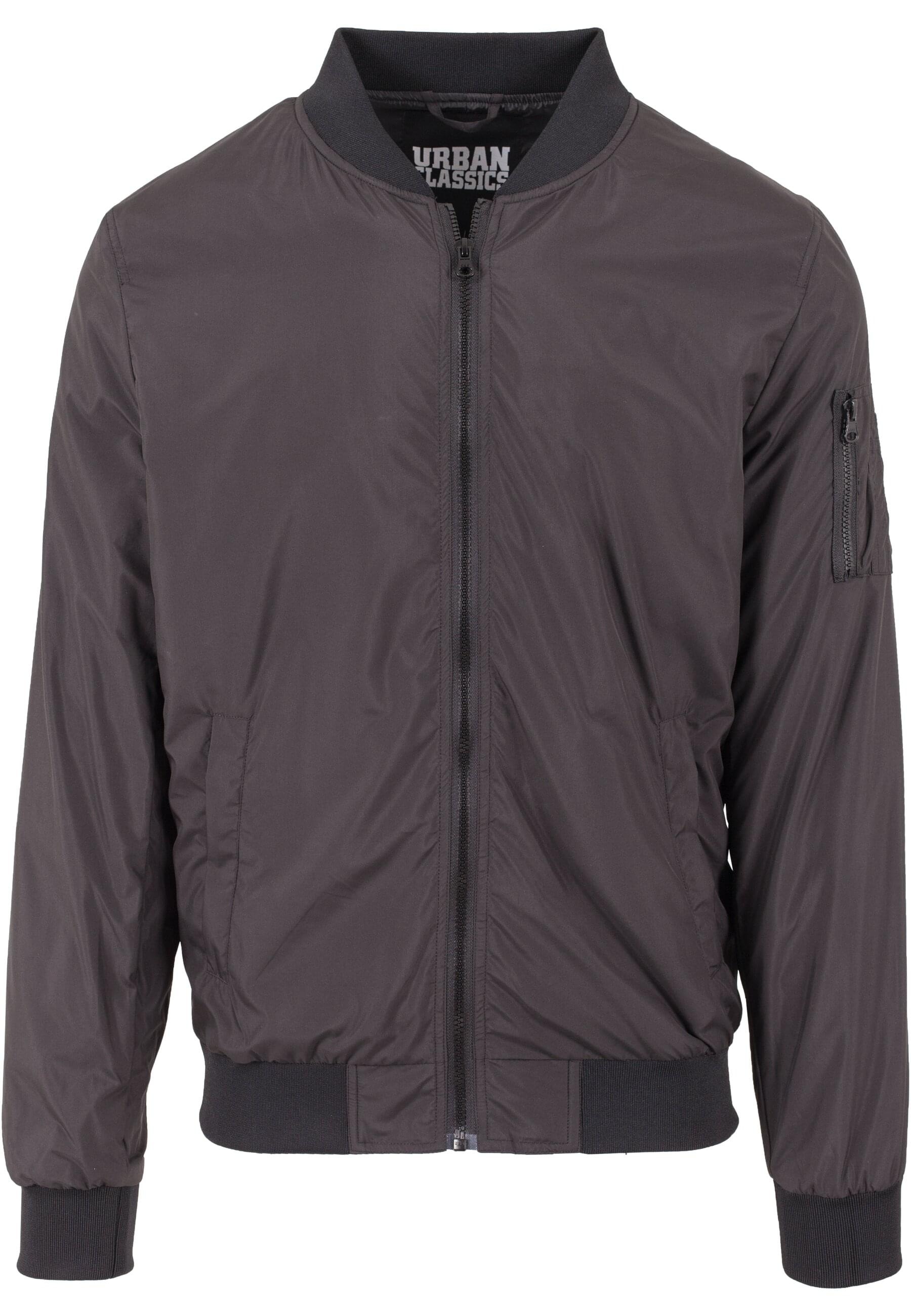 URBAN CLASSICS Allwetterjacke "Urban Classics Herren Light Bomber Jacket", (1 St.), ohne Kapuze