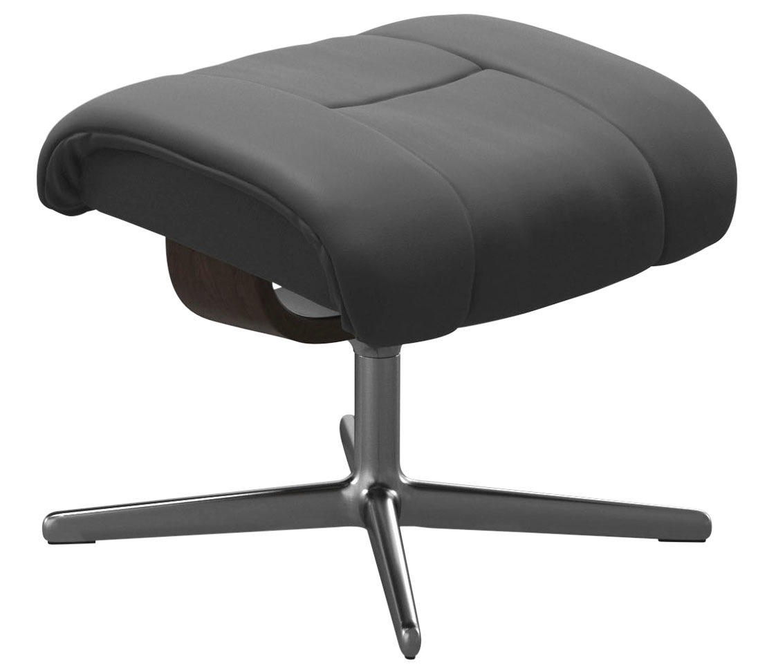 Thumbnail - Stressless Fußhocker "Reno", mit Cross Base, Größe S, M & L, Holzakzent Wenge