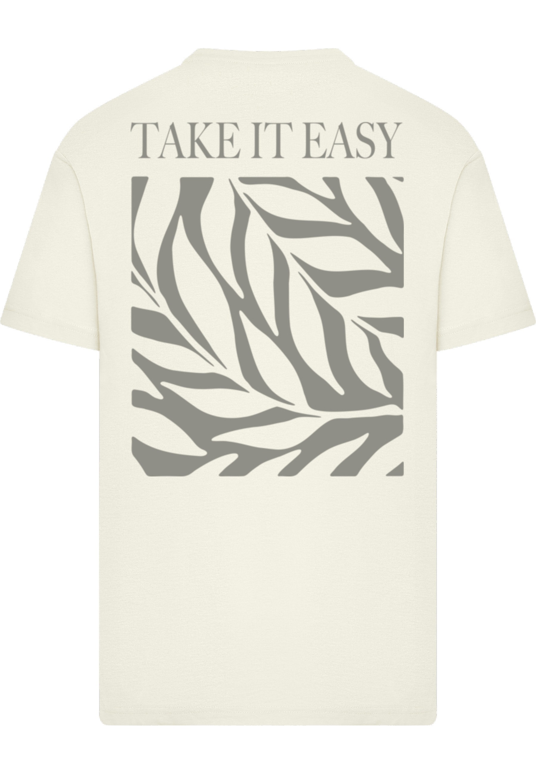 MisterTee T-Shirt "MisterTee Take It Easy Plants Tee" 1 Stk. günstig online kaufen