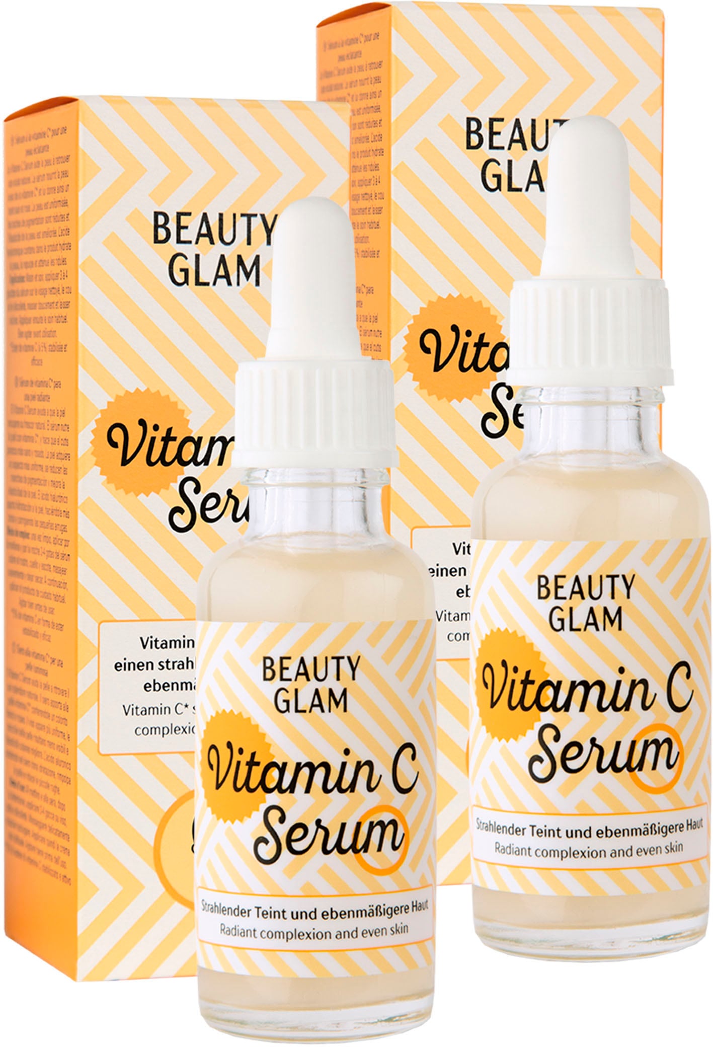 BEAUTY GLAM Gesichtspflege-Set »Vitamin C Serum«, (2 tlg.) online kaufen |  BAUR