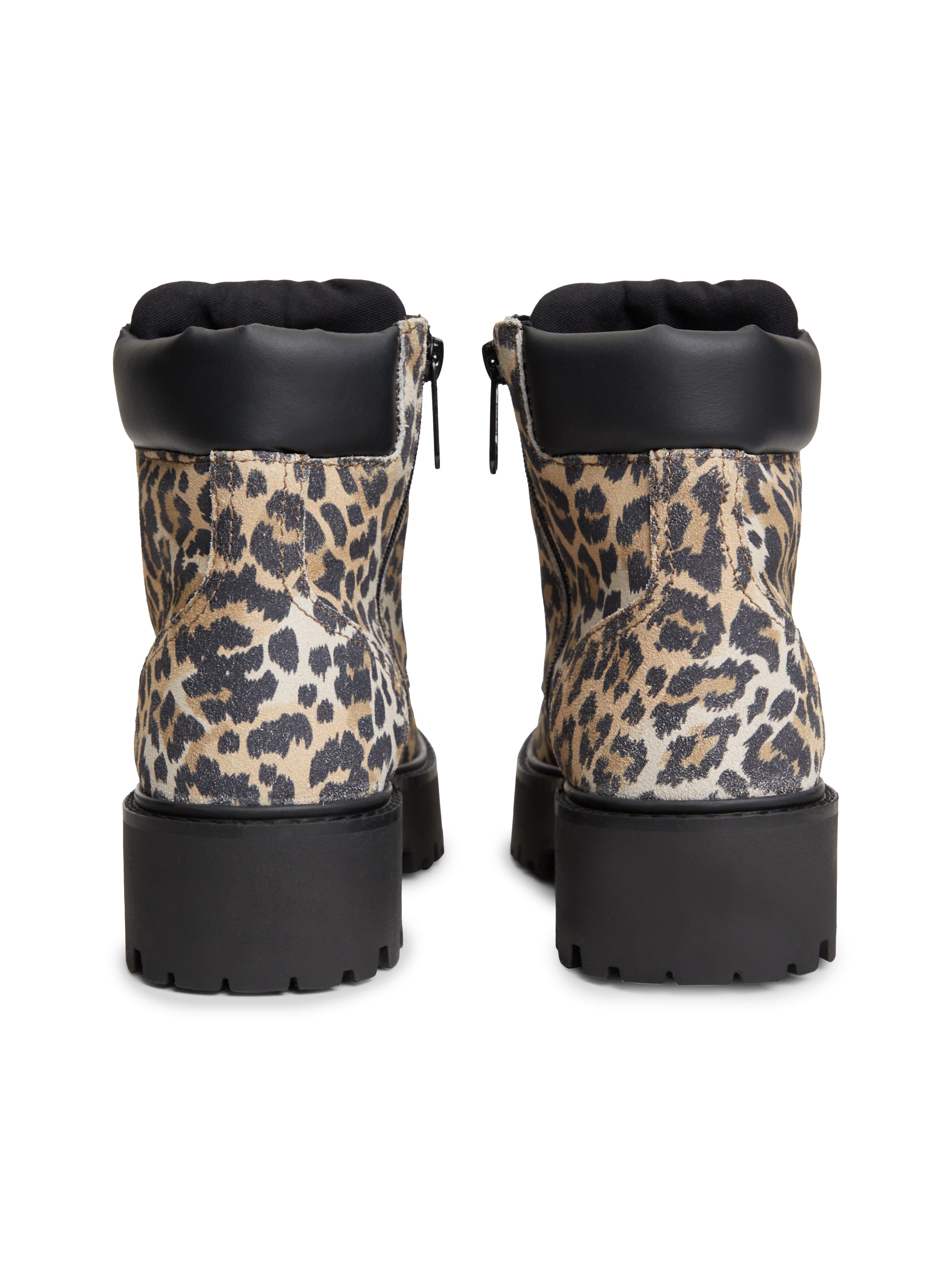 Tommy Jeans Schnürboots »TJW PLATFORM CHEETAH BOOTS«  Blockabsatz, Plateau, Stiefelette im coolen Geparden-Look