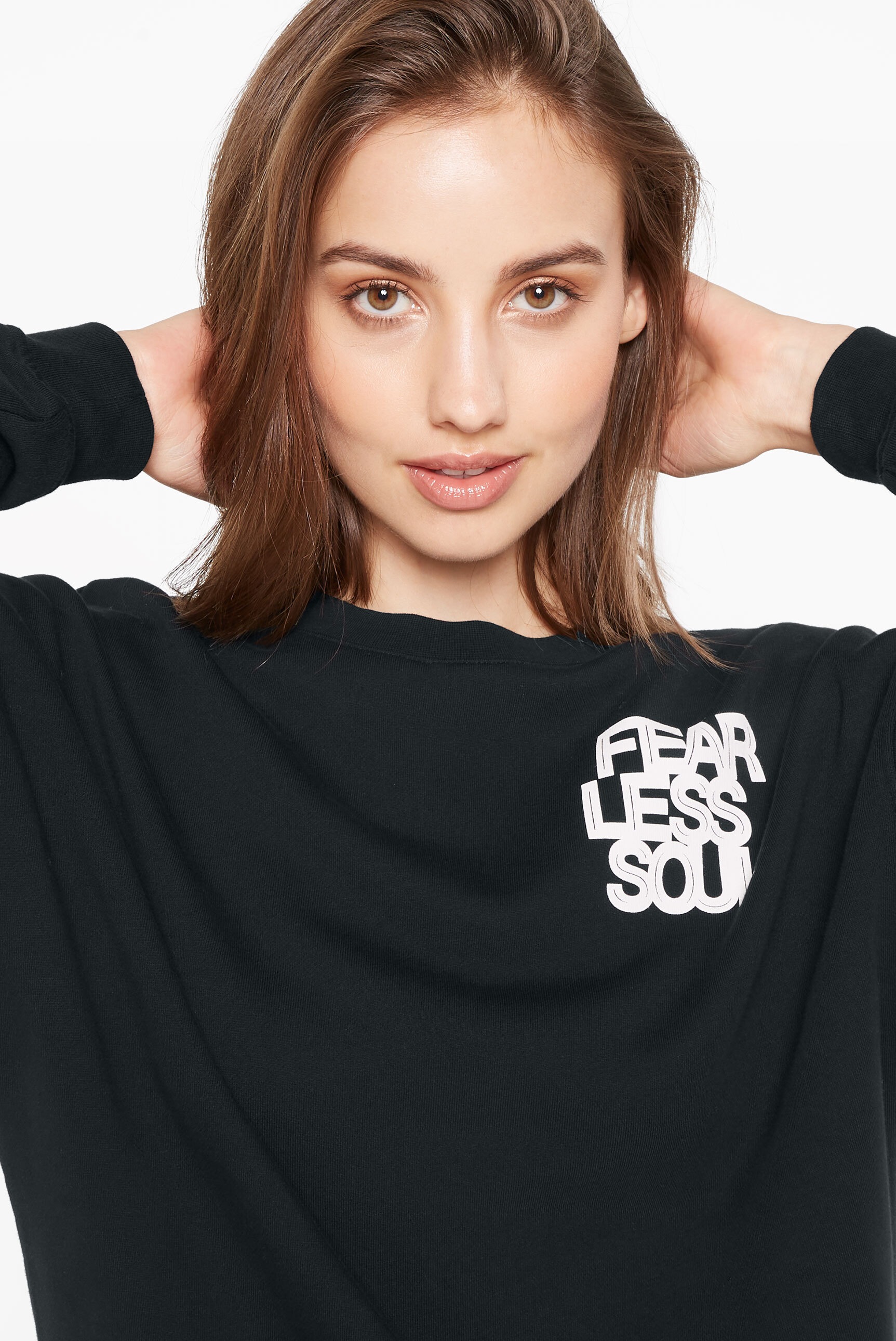 Harlem Soul Sweater, mit Rippbündchen